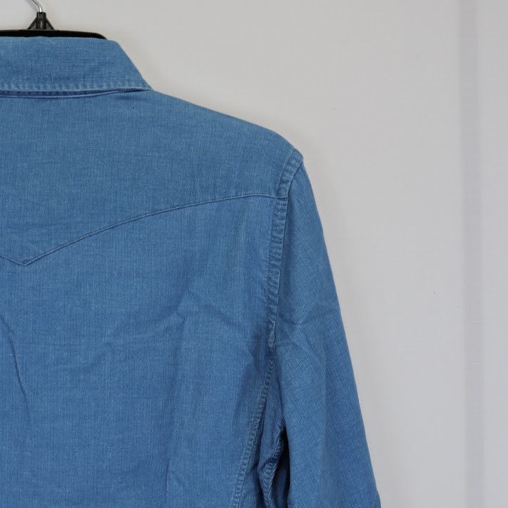 Tom Ford o1rshd1 Button Up Shirt Camicia Chemise Camisa in Blue Size US M / EU 48-50 / 2 - 13 Thumbnail
