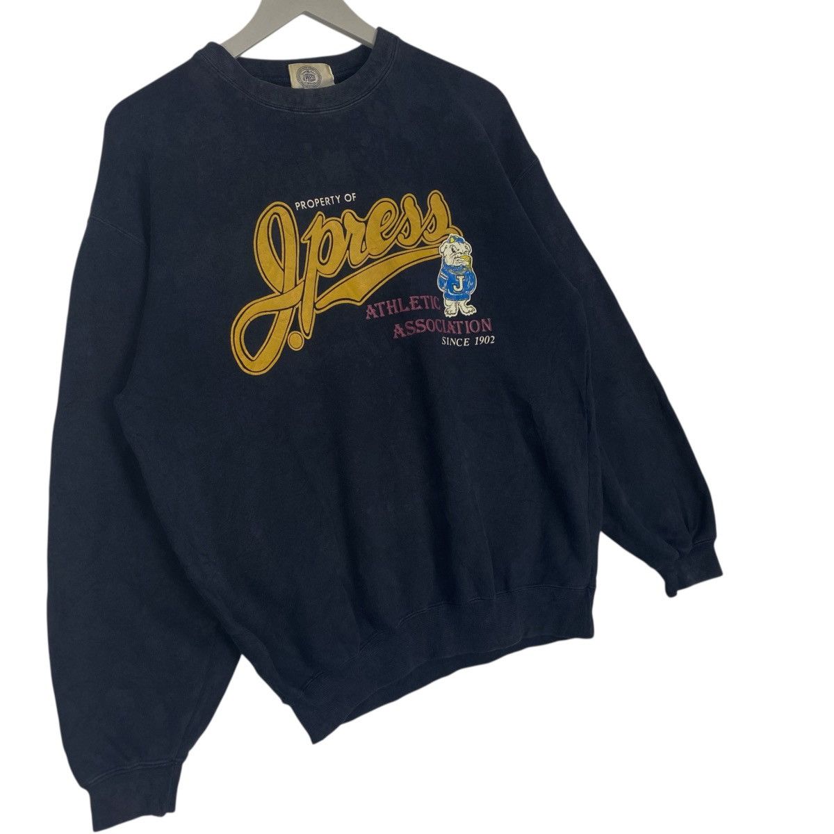 Other Vintage J.Press Printed Crewneck Sweatshirt DarkGray Size US S / EU 44-46 / 1 - 3 Thumbnail