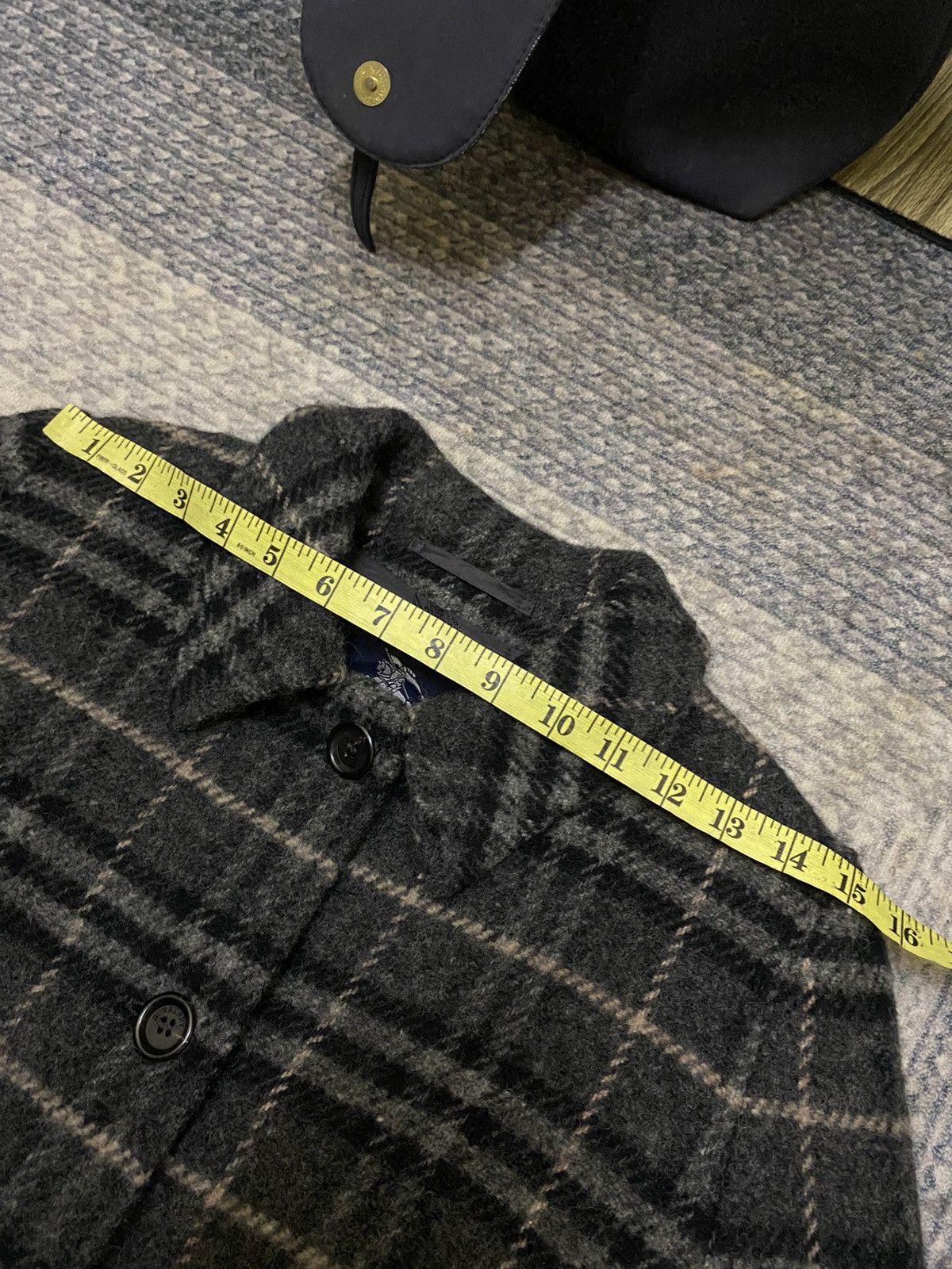 Burberry BURBERRY LONDON WOOL PLAID BELTED COAT Size M / US 6-8 / IT 42-44 - 18 Thumbnail