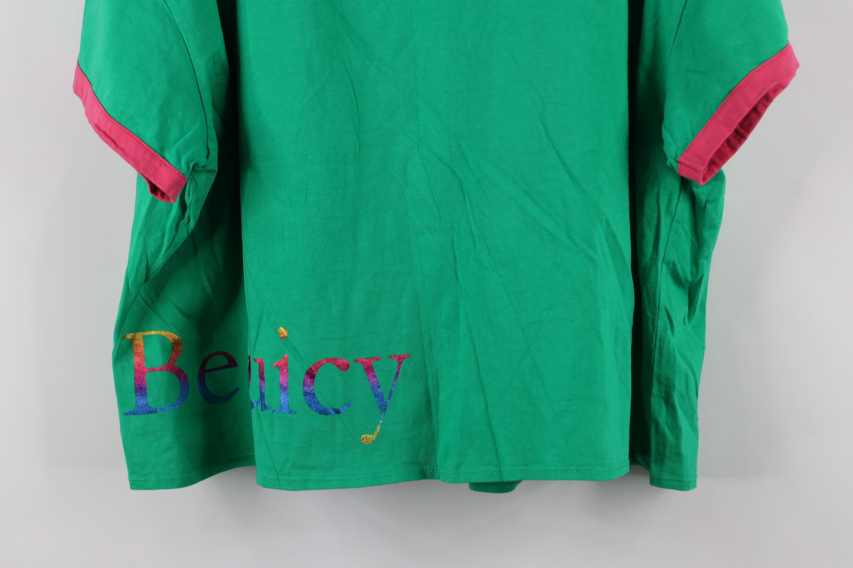 Juicy Couture × Vintage Vintage Y2K Juicy Couture Cropped Babydoll Ringer T-Shirt Size 3XL / US 20-22 - 11 Thumbnail