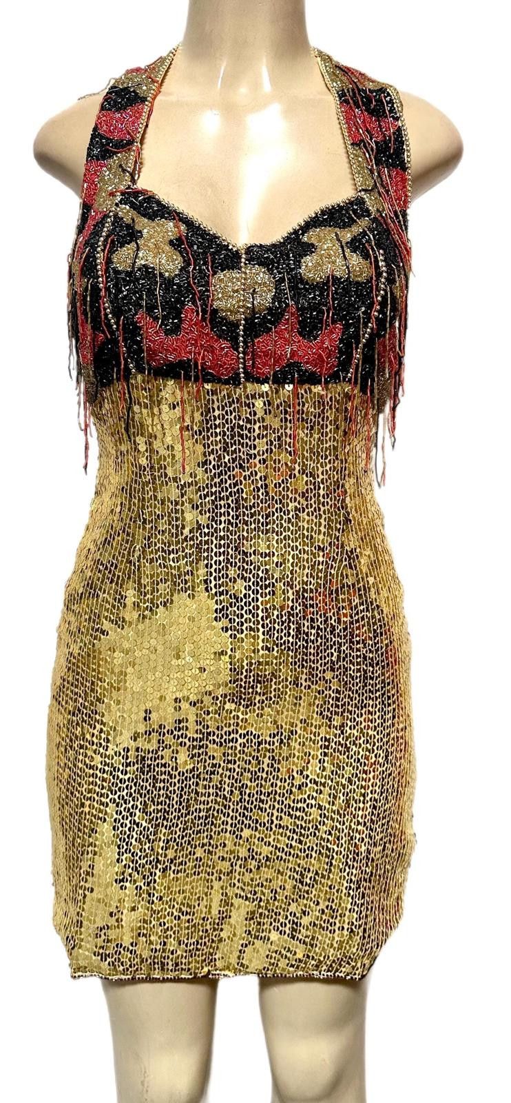 Other Sequin Gold Black Cocktail Dress size 4 Size S / US 4 / IT 40 - 1 Preview