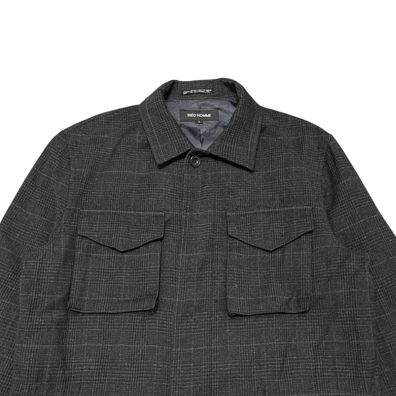 Yohji Yamamoto Vintage Ined Homme Yohji Yamamoto Wool Coat Size US M / EU 48-50 / 2 - 2 Thumbnail
