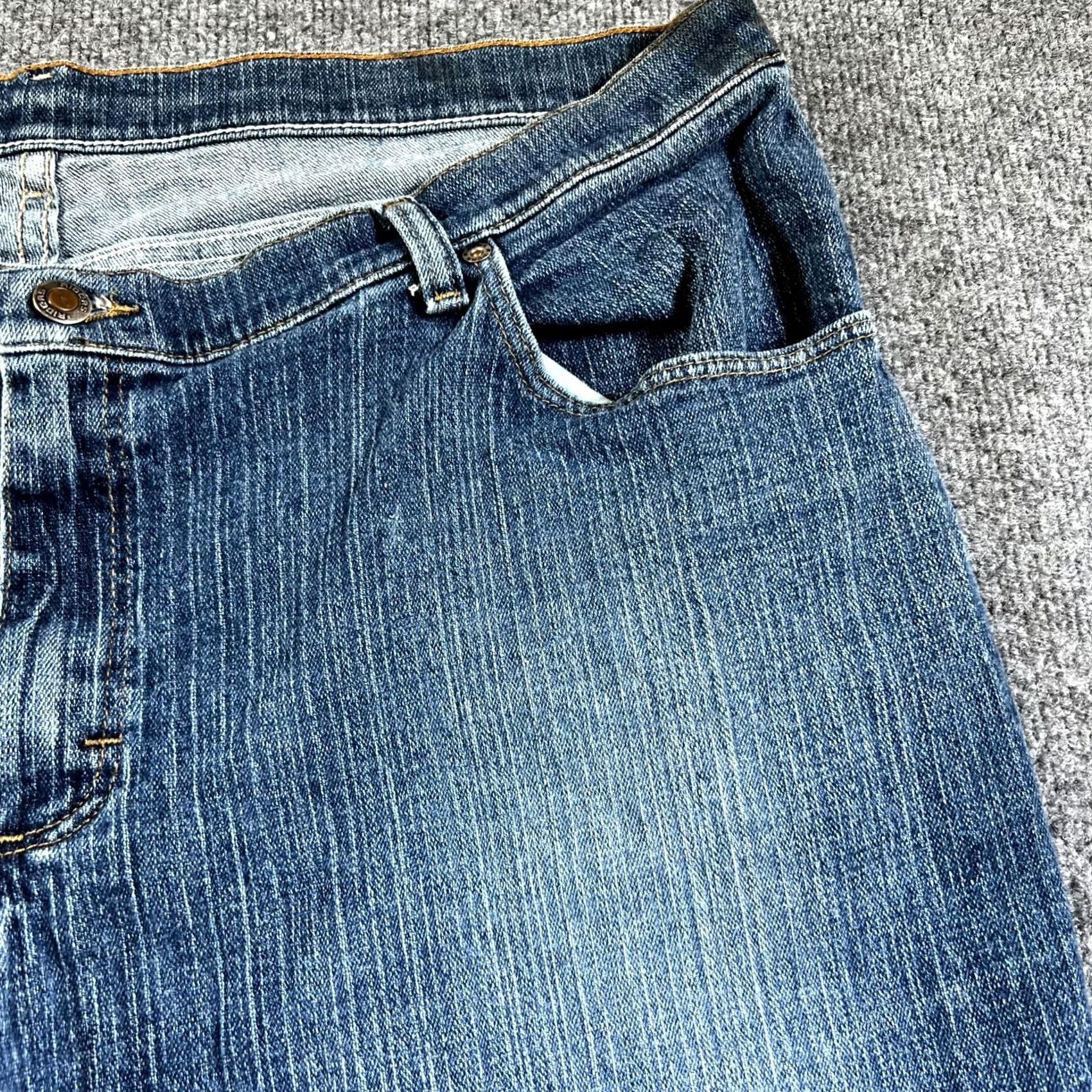 Denime Denim Riders Jeans Women's 20W Blue Medium Wash Straight Leg Western Vintage Size 42" / US 20 - 2 Thumbnail