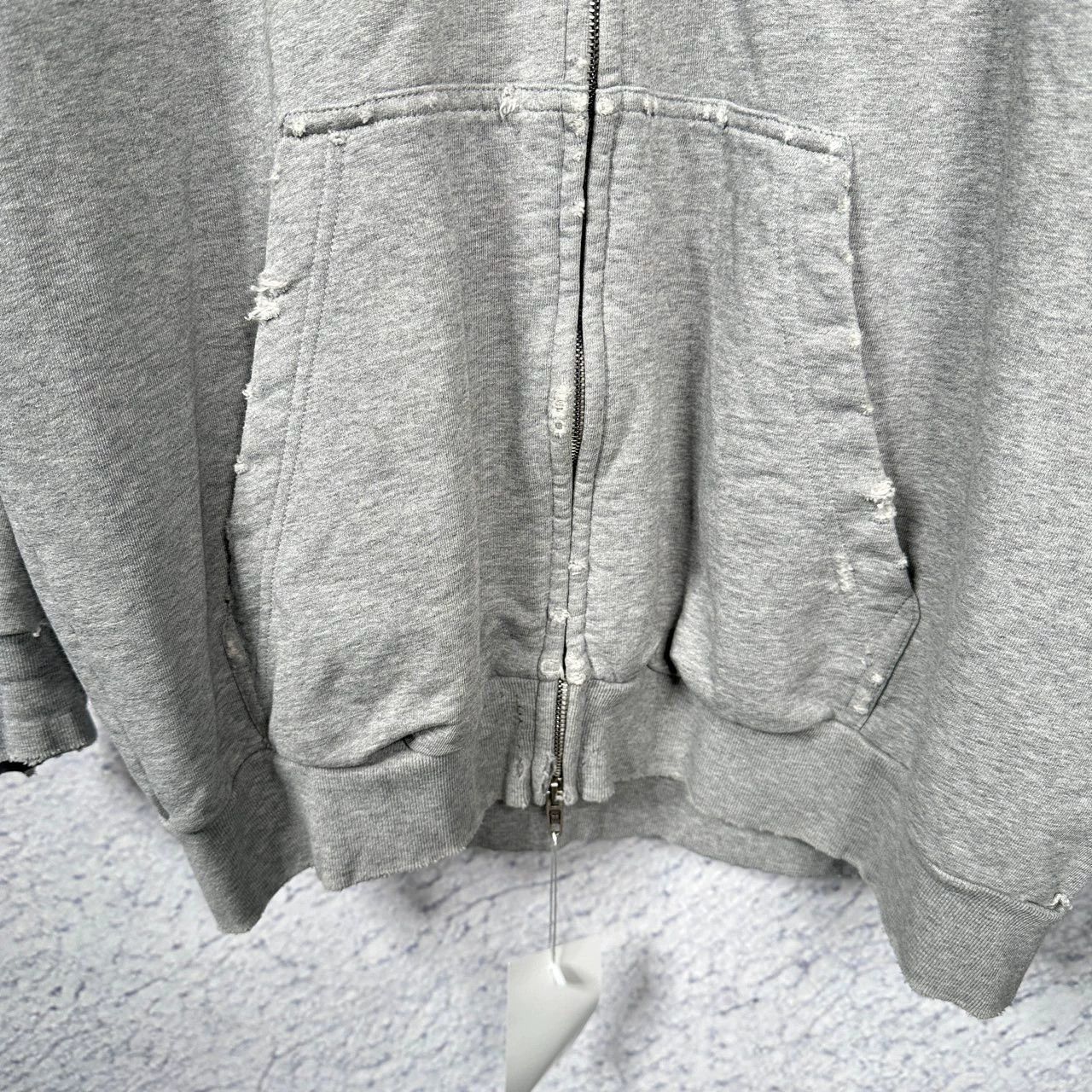 Balenciaga balenciaga gray hoodie with print Size US L / EU 52-54 / 3 - 4 Thumbnail