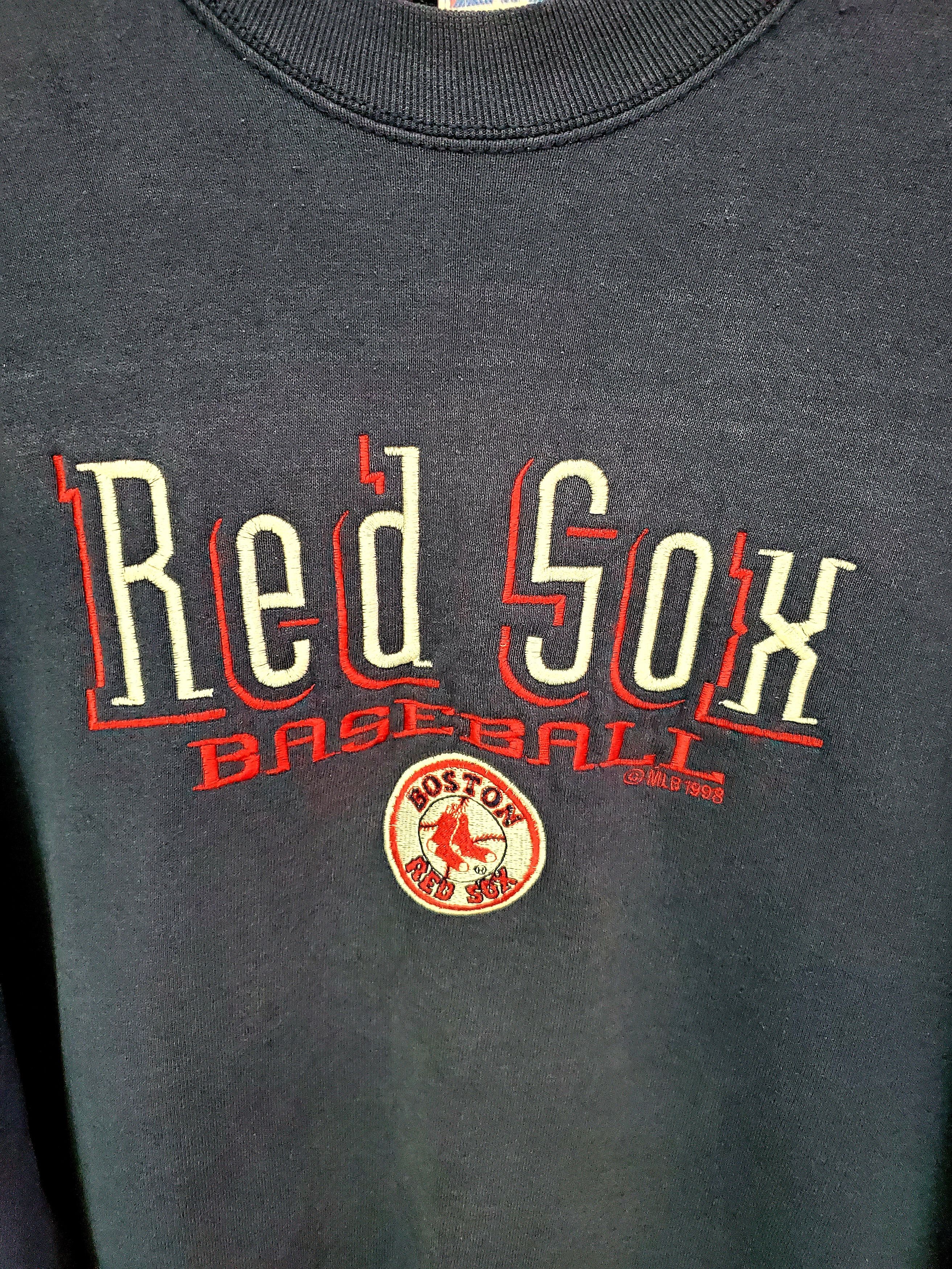 MLB × Vintage Vintage 90s Boston Red Sox Embroidered Crewneck Sweatshirt Size US XL / EU 56 / 4 - 2 Thumbnail