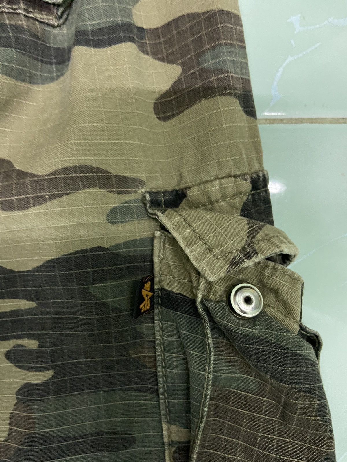 Alpha Industries Alpha industries cargo pants camouflage distressed Size US 34 / EU 50 - 10 Thumbnail