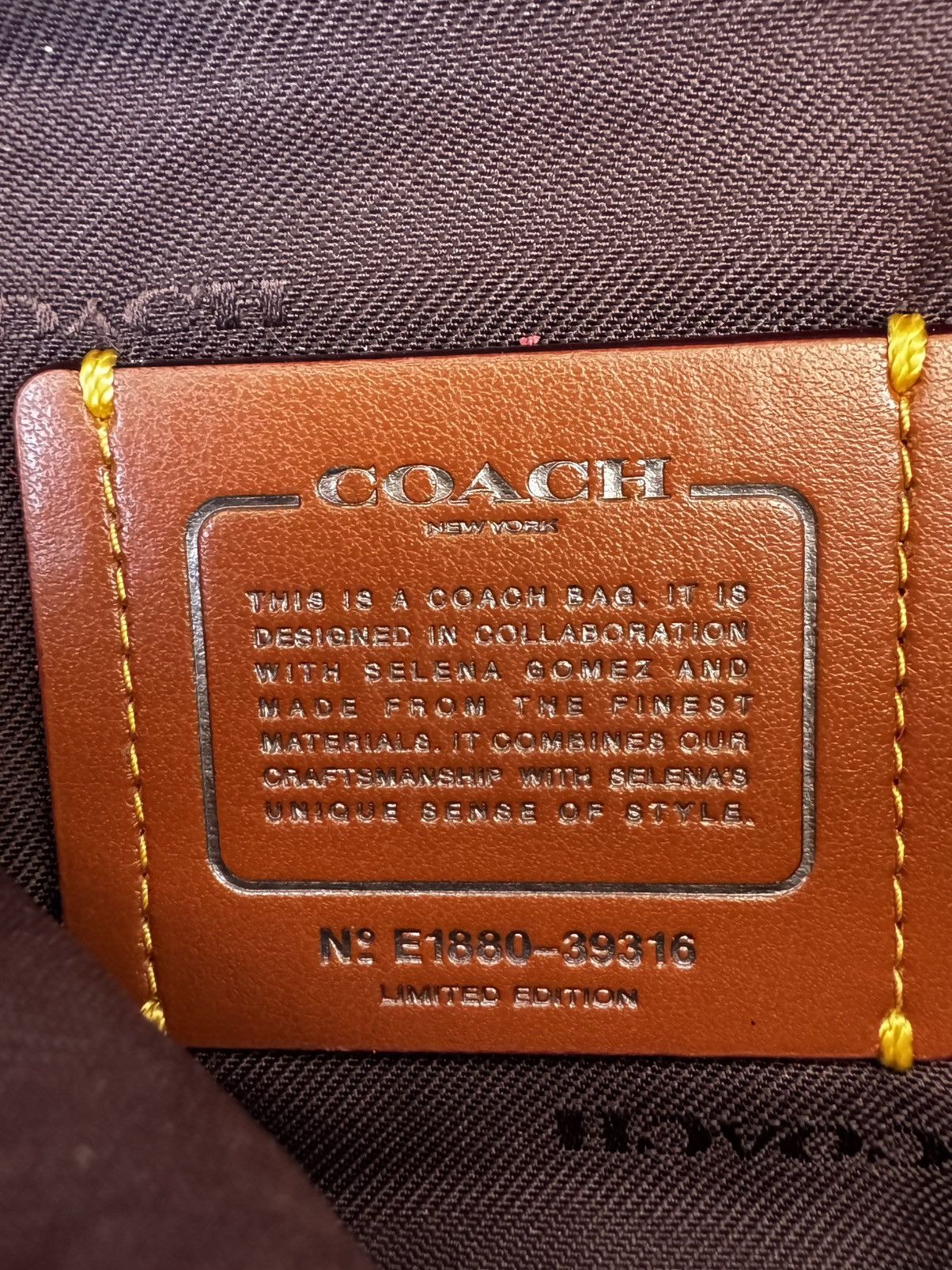 Coach x Selena Gomez Bunny Belt Bag