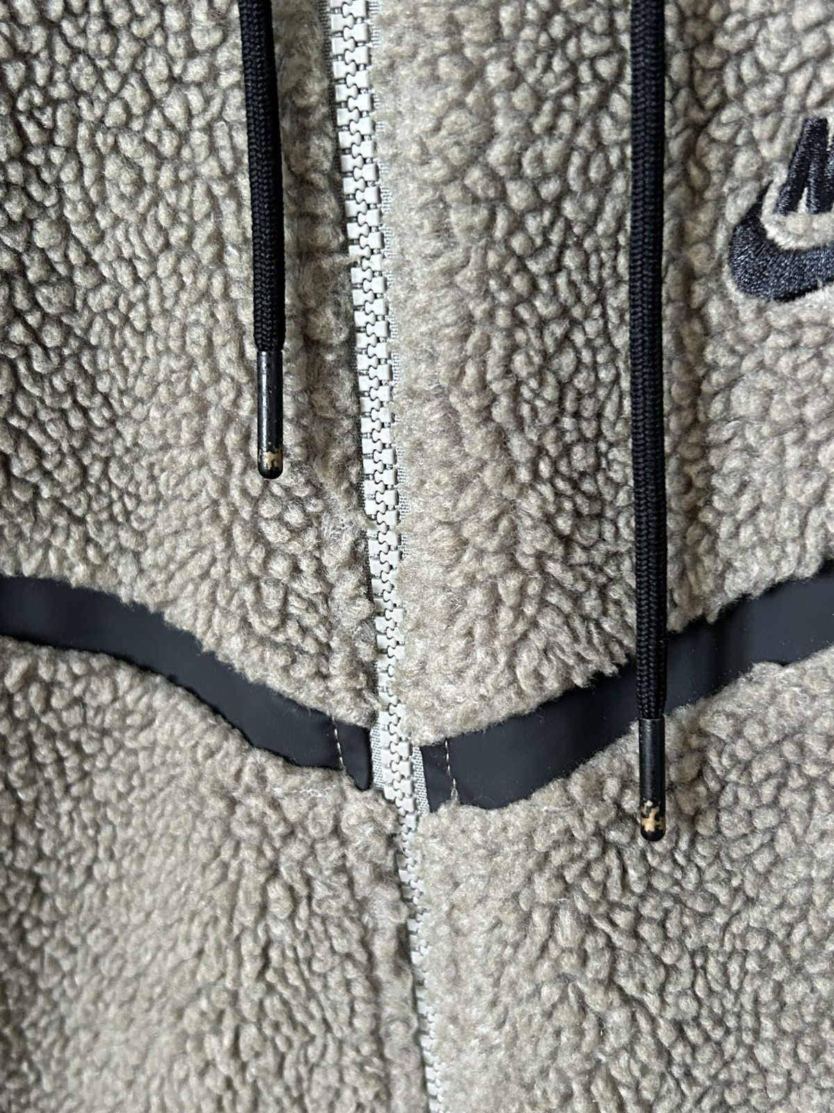 Nike Nike Sportswear Tech Fleece Sherpa Full Zip Hoodie Beige/Tan Size US M / EU 48-50 / 2 - 3 Thumbnail