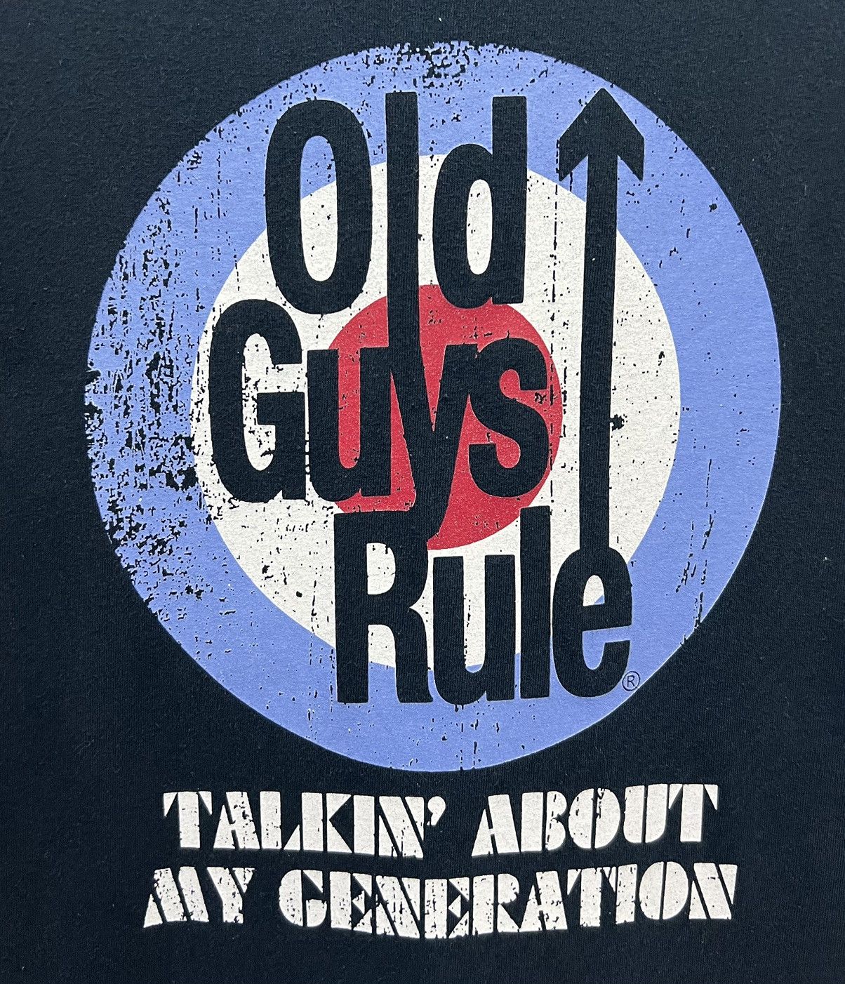 VINTAGE OLD GUYS RULE TALKIN’ ABOUT MY GENERATION SHIRT