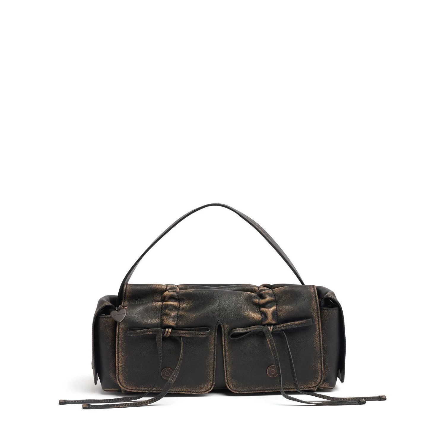 Acne Studios ACNE STUDIOS Multipocket Brown Leather Shoulder Bag New Size ONE SIZE - 1 Thumbnail