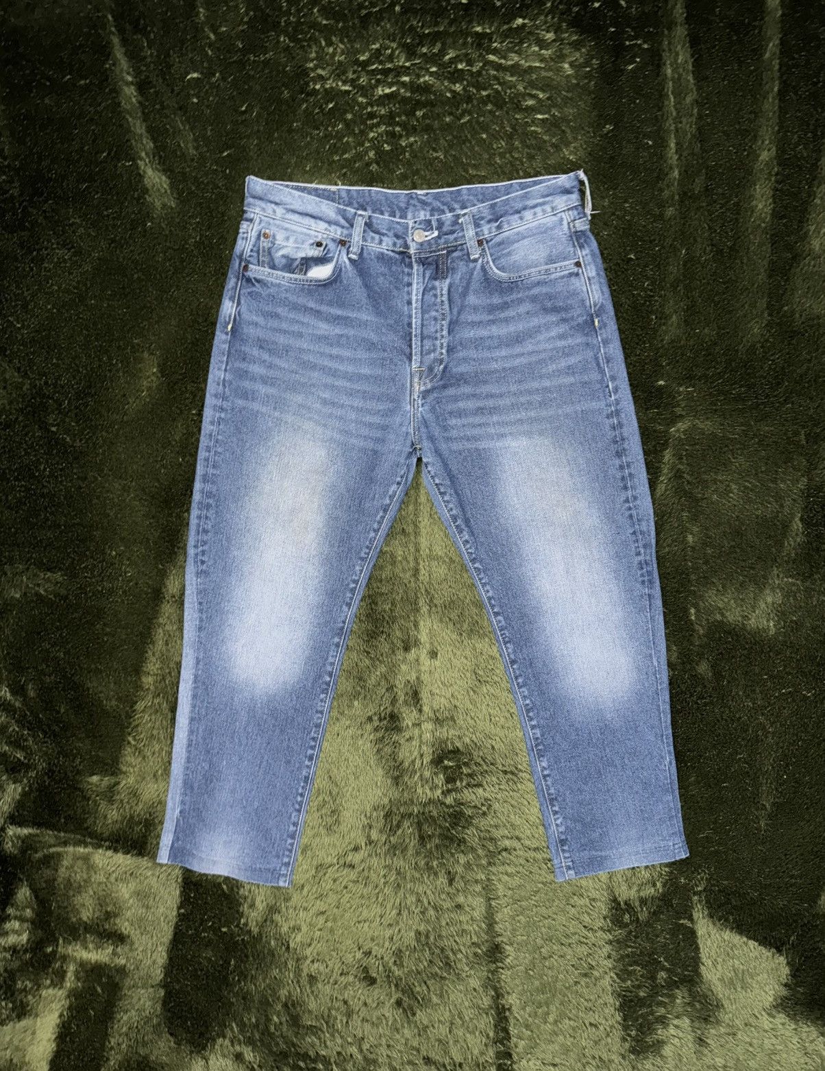 Levi's [W36/L34] Levis 501 USA vintage washed denim pants (shorted) Size US 36 / EU 52 - 1 Thumbnail