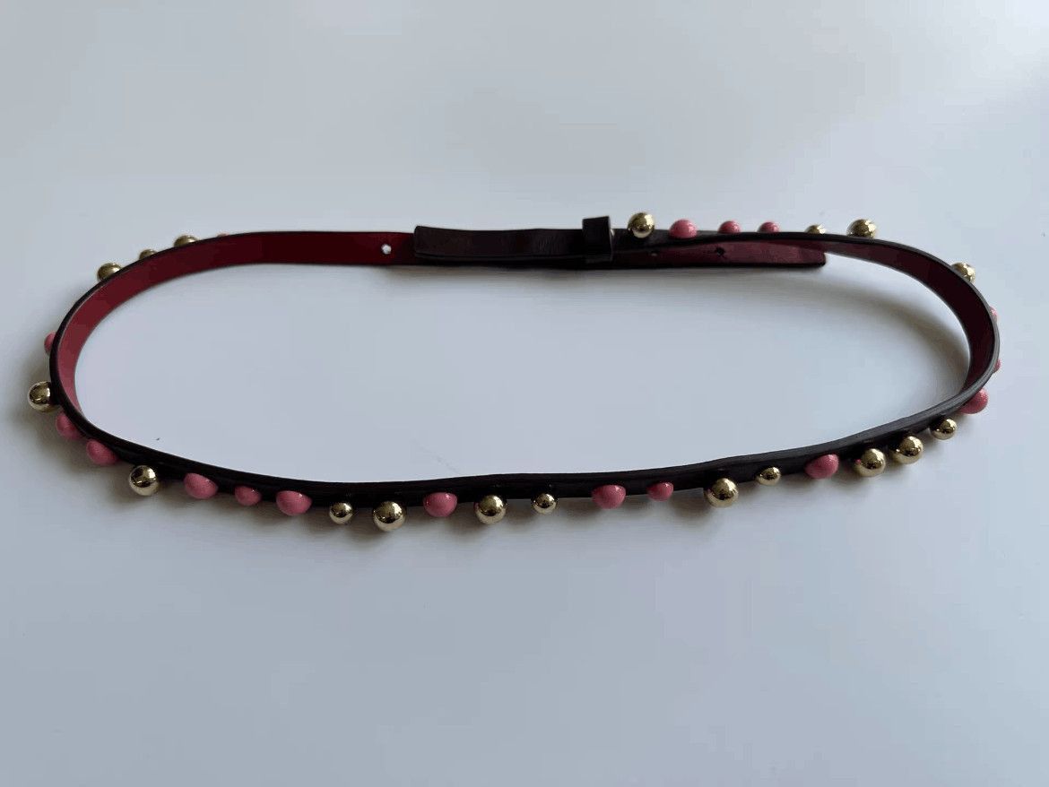 Other Sz 70 Dries Van Noten Poke Dots Belt-2508 Size ONE SIZE - 3 Thumbnail