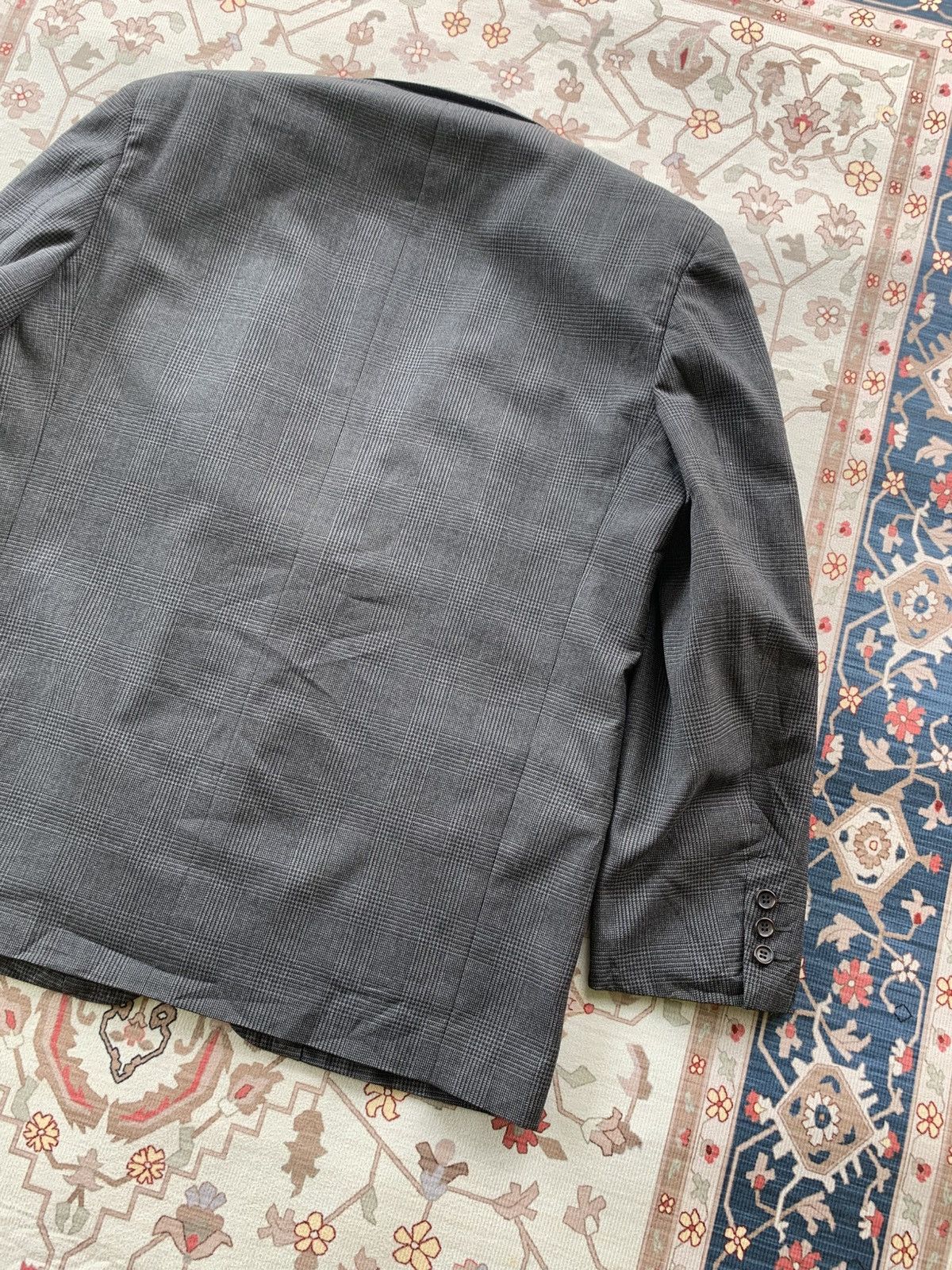 Rei Kawakubo ARCHIVE ! AD1988 COMME des GARCONS HOMME GLENCHECK WOOL COAT Size US M / EU 48-50 / 2 - 11 Thumbnail
