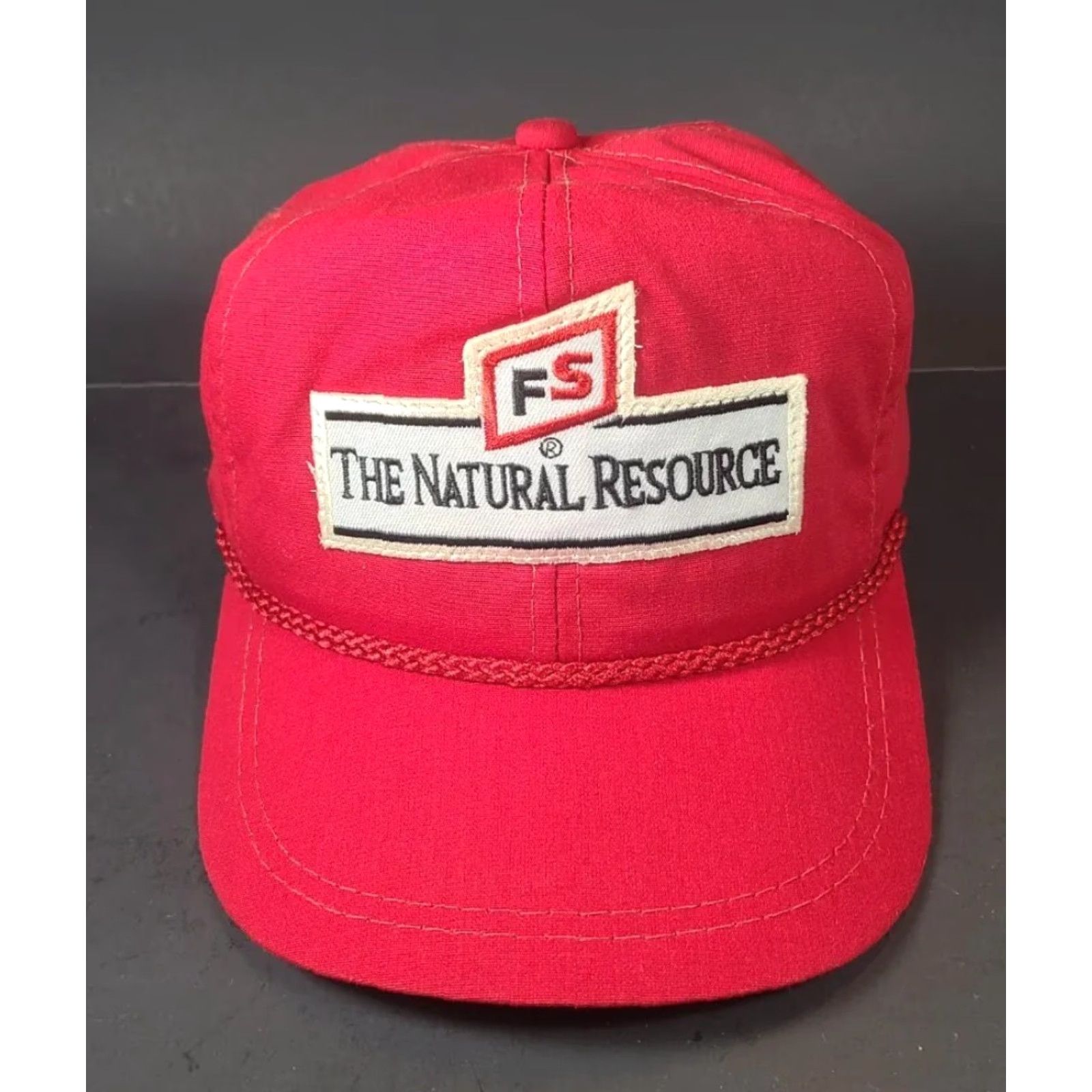 Vintage VINTAGE The Natural Resource Seed Ag Trucker Hat Cap K Product Farm Farmer Strapback Red Men Adjustable Trucker Hat Nature 90s? Size ONE SIZE - 2 Thumbnail