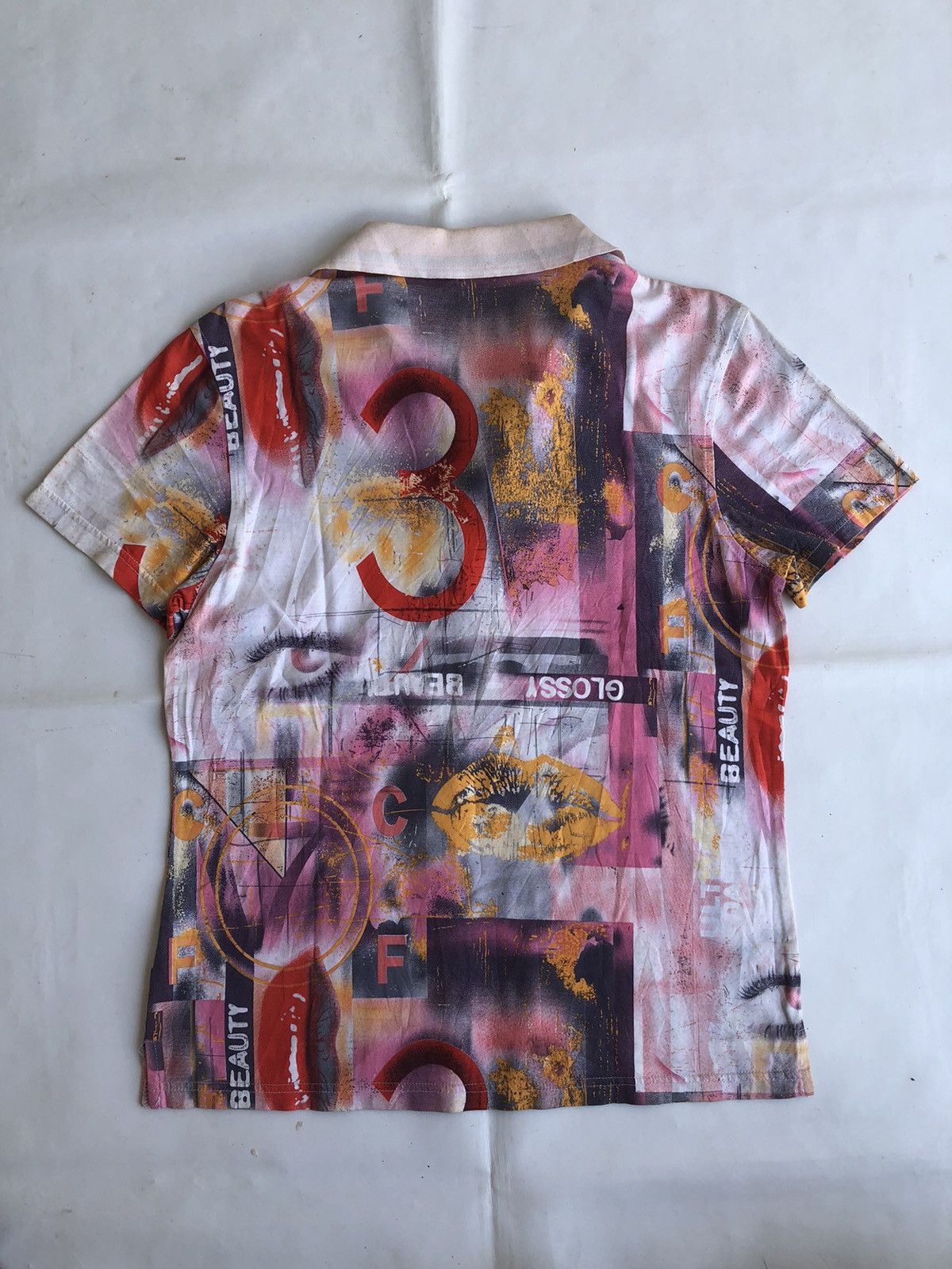 Beauty Beast Rare item AOP Artwork Button Shirt Issey Miyake Style Size US S / EU 44-46 / 1 - 2 Thumbnail