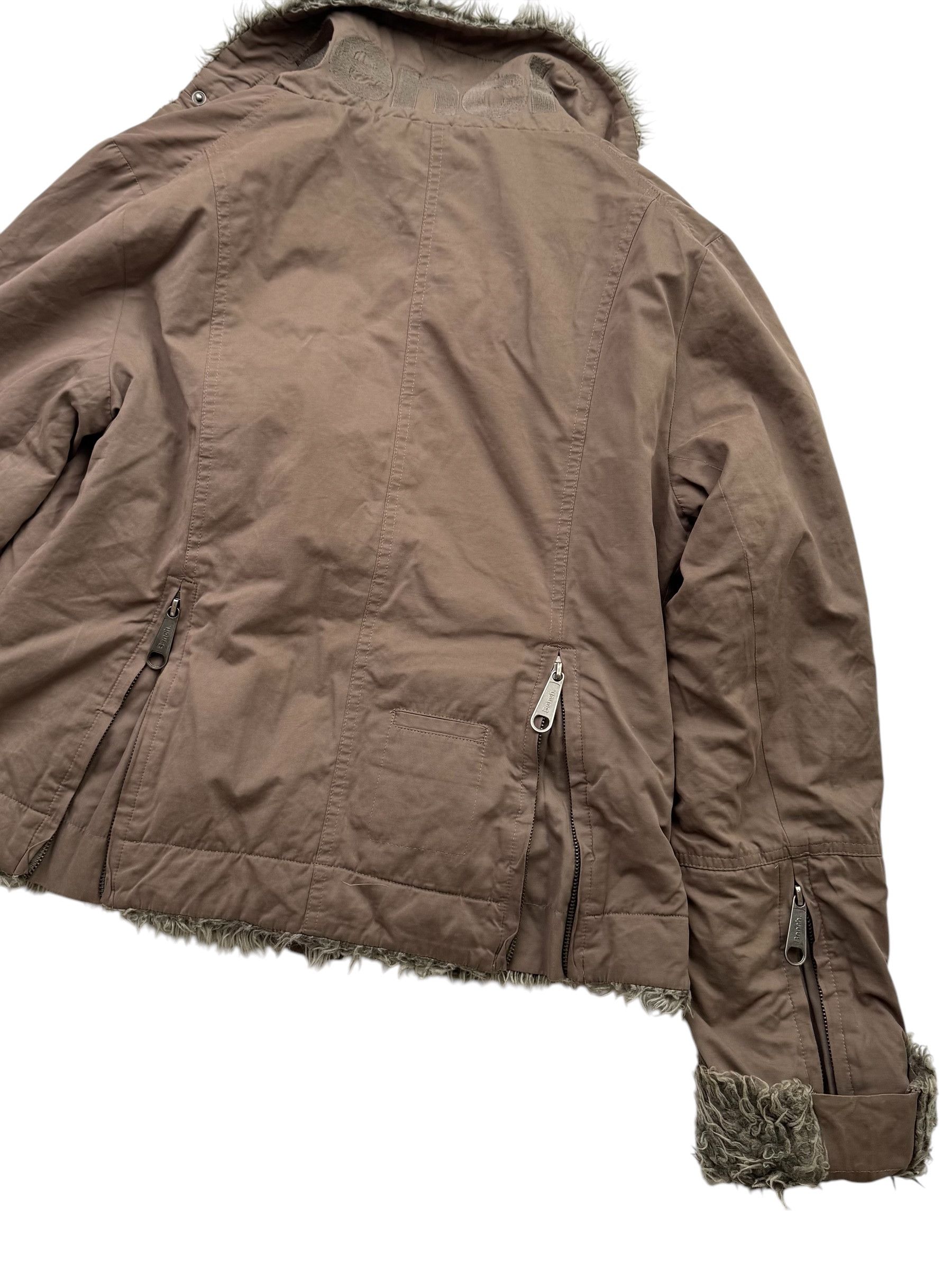 Bench Bench Cropped Jacket With Faux Fur And Zipper W58(V9) Size L / US 10 / IT 46 - 8 Thumbnail