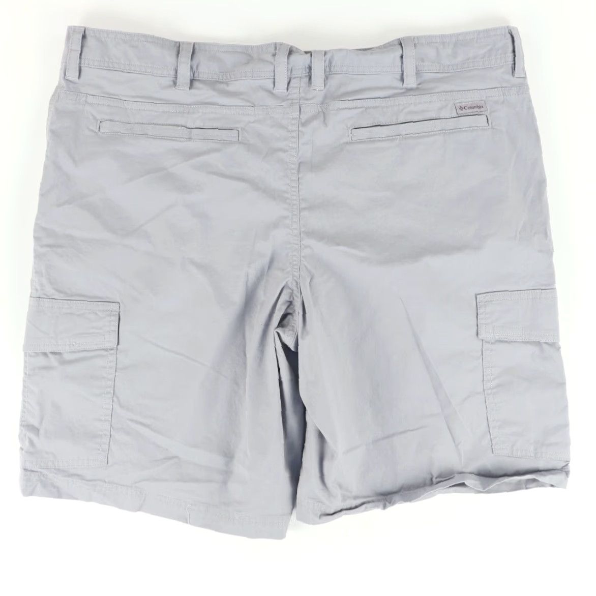 Vintage Columbia Stretch Omni-Shade Cotton Twill Hiking Cargo Shorts Gray Mens 40 Size US 40 / EU 56 - 4 Thumbnail