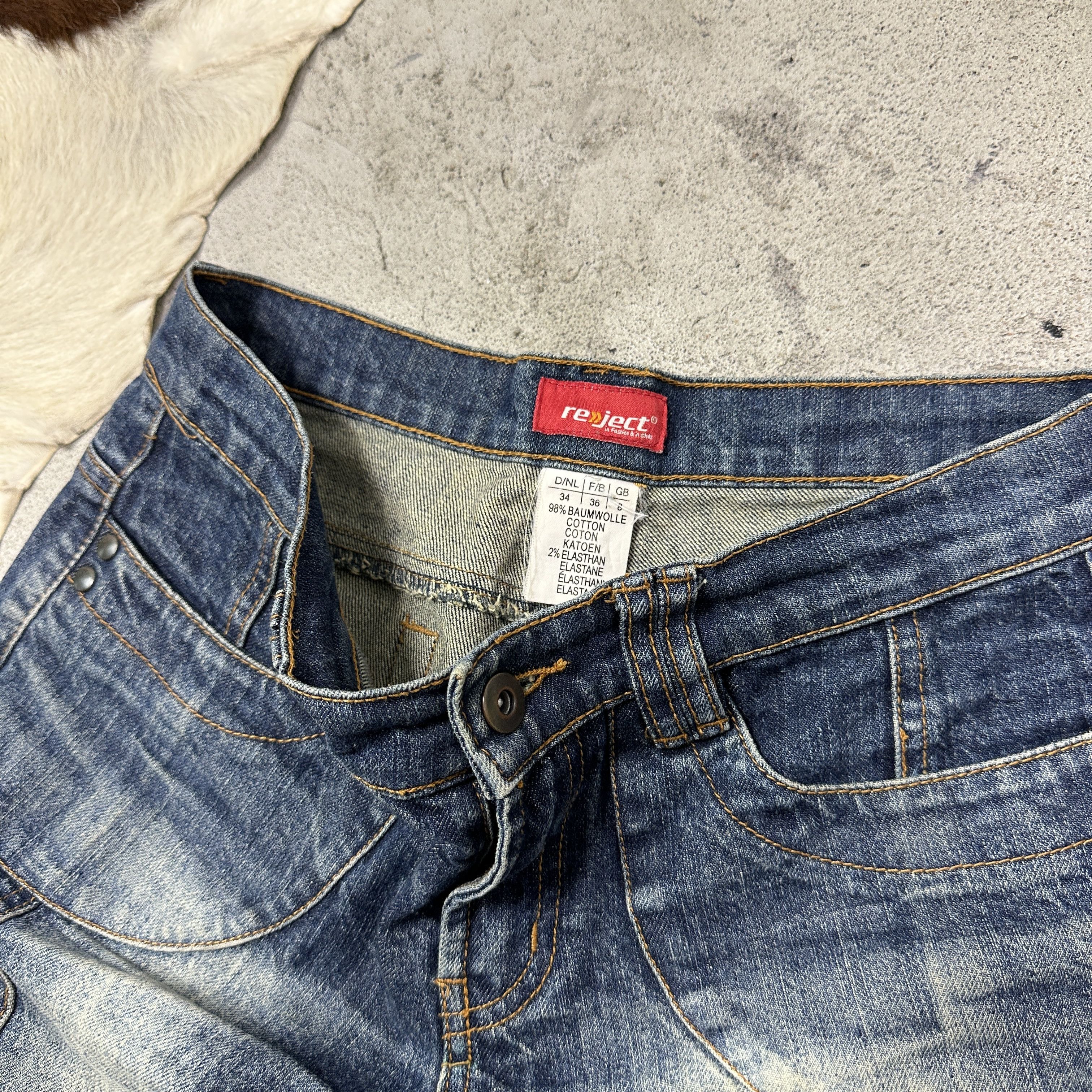 Vintage Vintage Denim Streetwear Skater Hip Hop Jeans Shorts Y2K Size US 31 - 4 Thumbnail