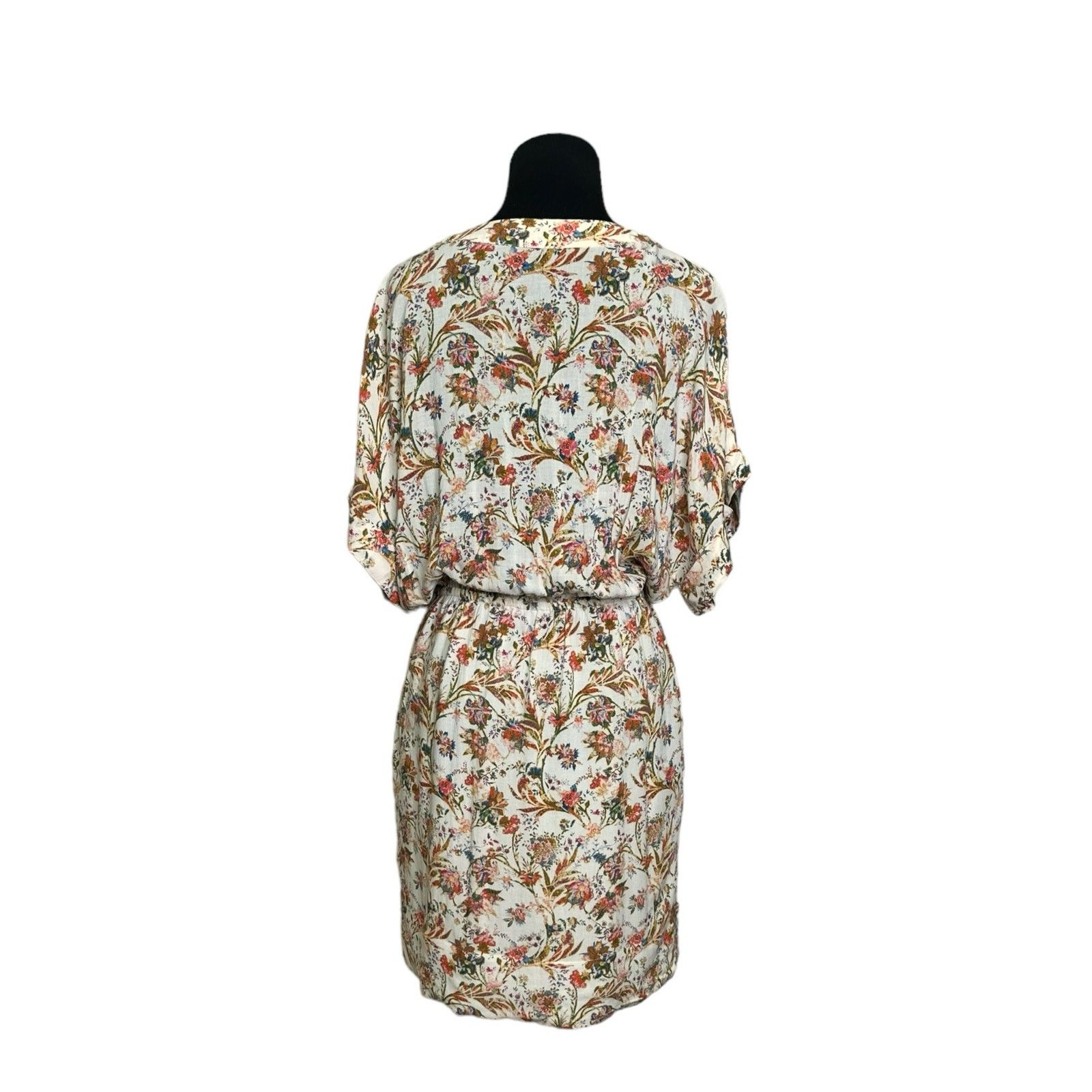 Zara Zara orange green floral summer mini dress size Small Size S / US 4 / IT 40 - 12 Thumbnail