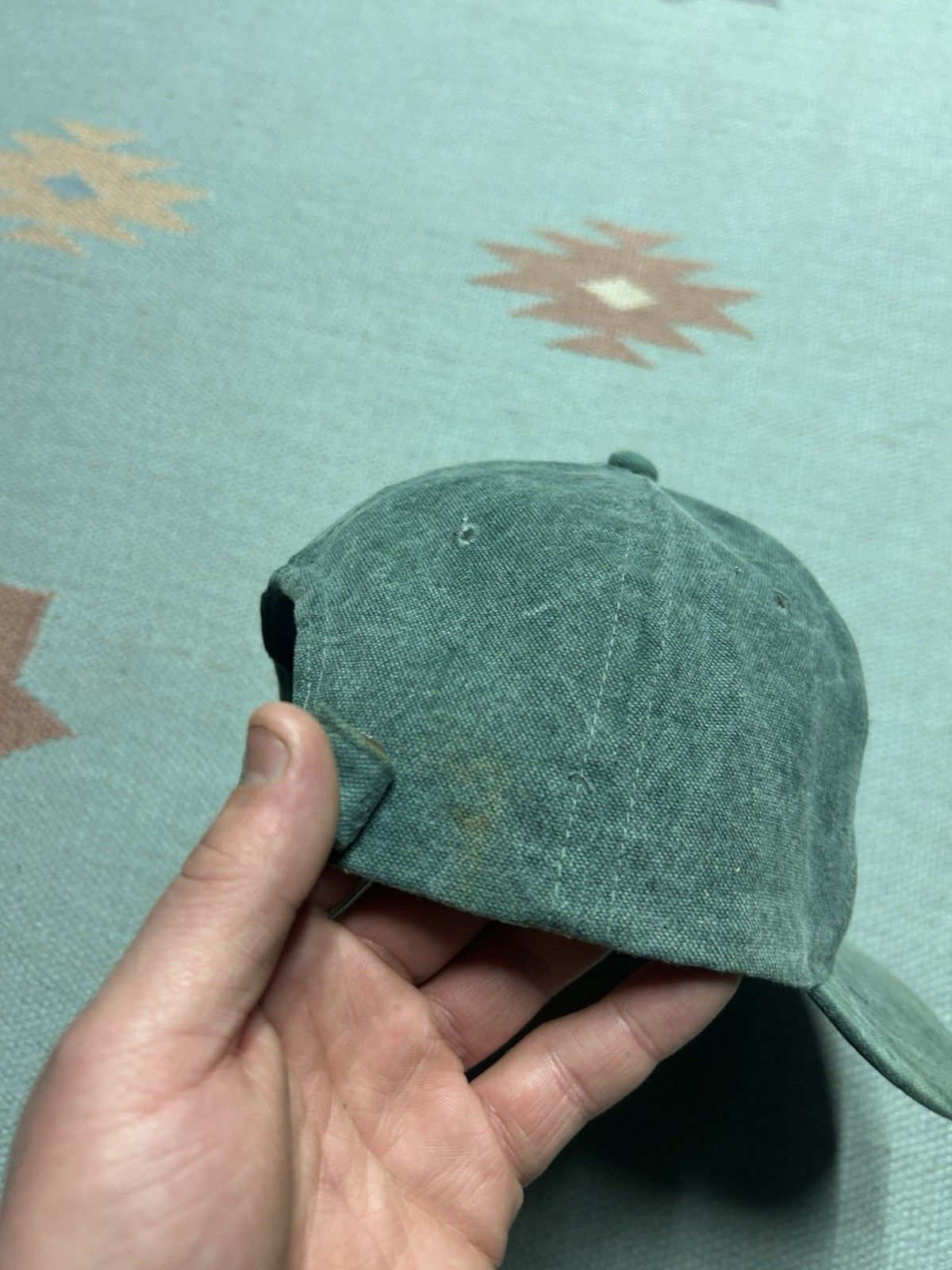 Vintage Vtg strapbac hat S&S contracting insurance stone wash canvas Size ONE SIZE - 10 Thumbnail