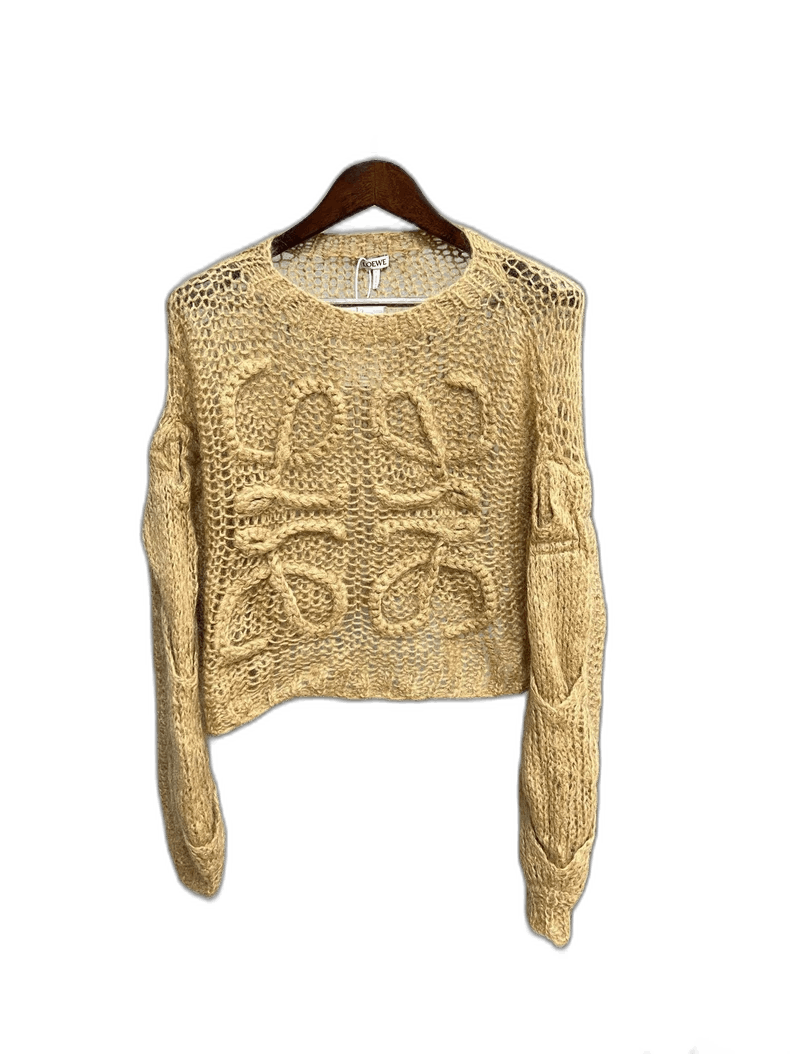 Loewe Loewe Kaichi Hollow Logo Mohair Sweater Size US S / EU 44-46 / 1 - 1 Thumbnail
