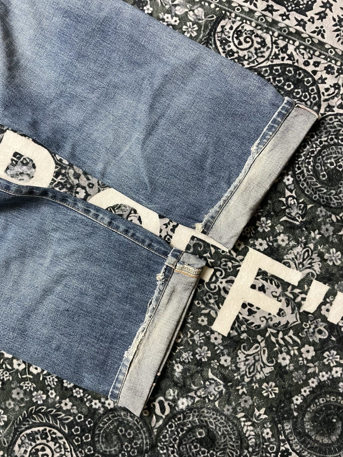 Edwin Edwin 505sx selvedge distressed Size US 33 - 9 Thumbnail