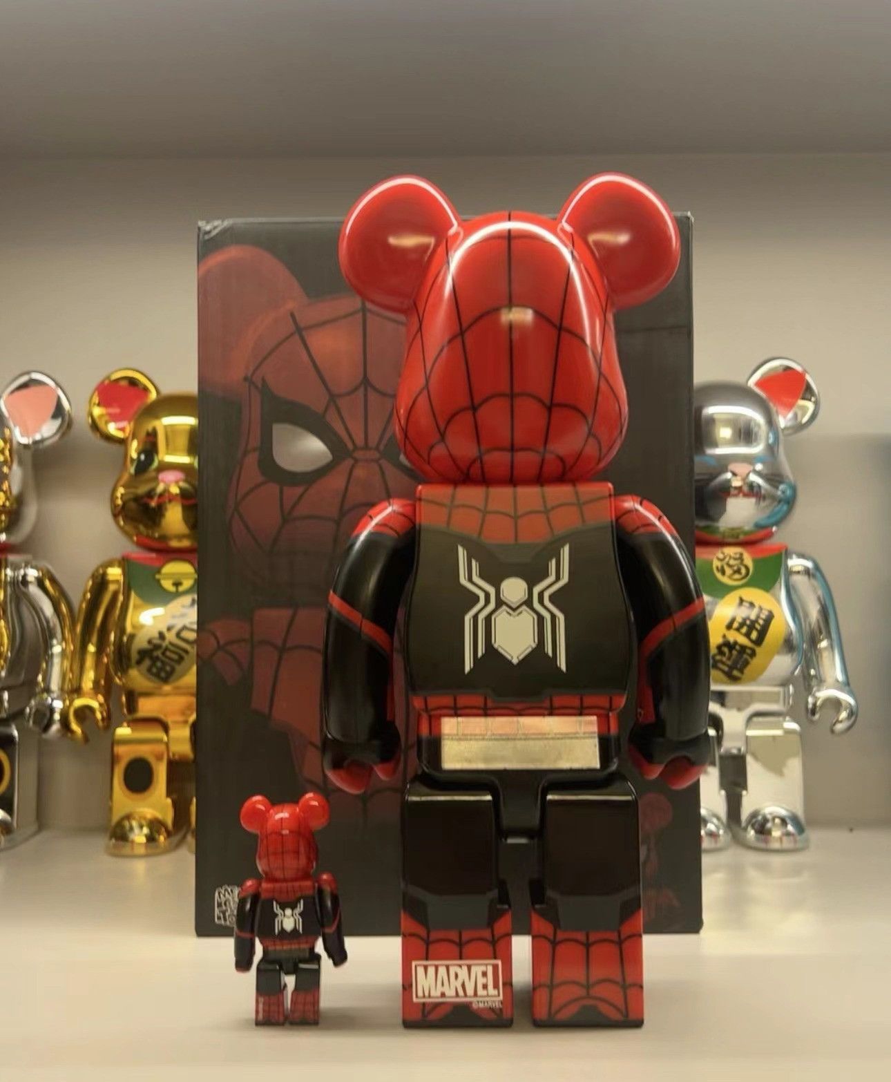 Japanese Brand Bearbrick x Marvel Spider-Man: No Way Home 100% & 400% Set Size ONE SIZE - 2 Thumbnail