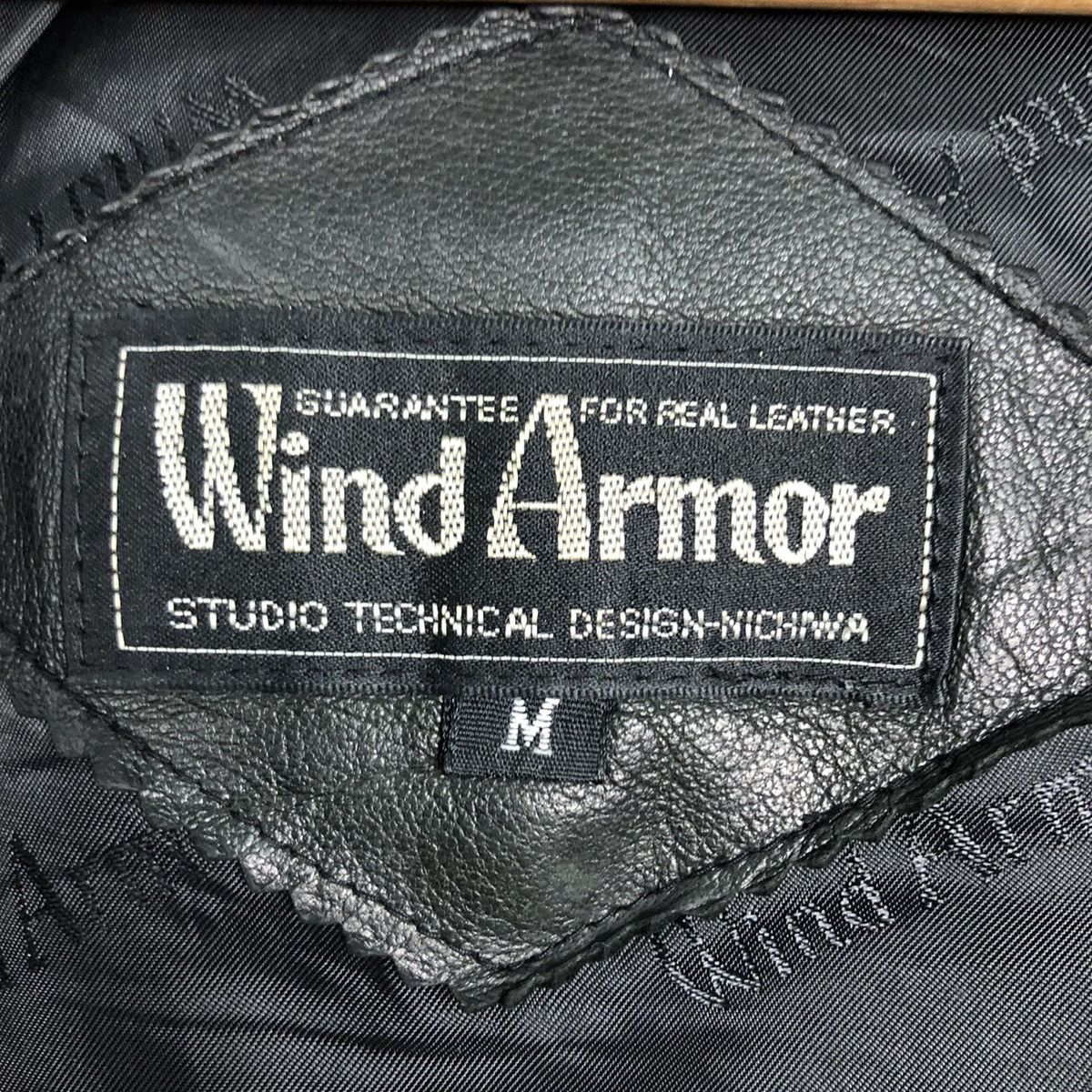 Japanese Brand 📌Rich Black Vintage Vest Leather Wind Armour Issey Miyake Size US M / EU 48-50 / 2 - 18 Thumbnail