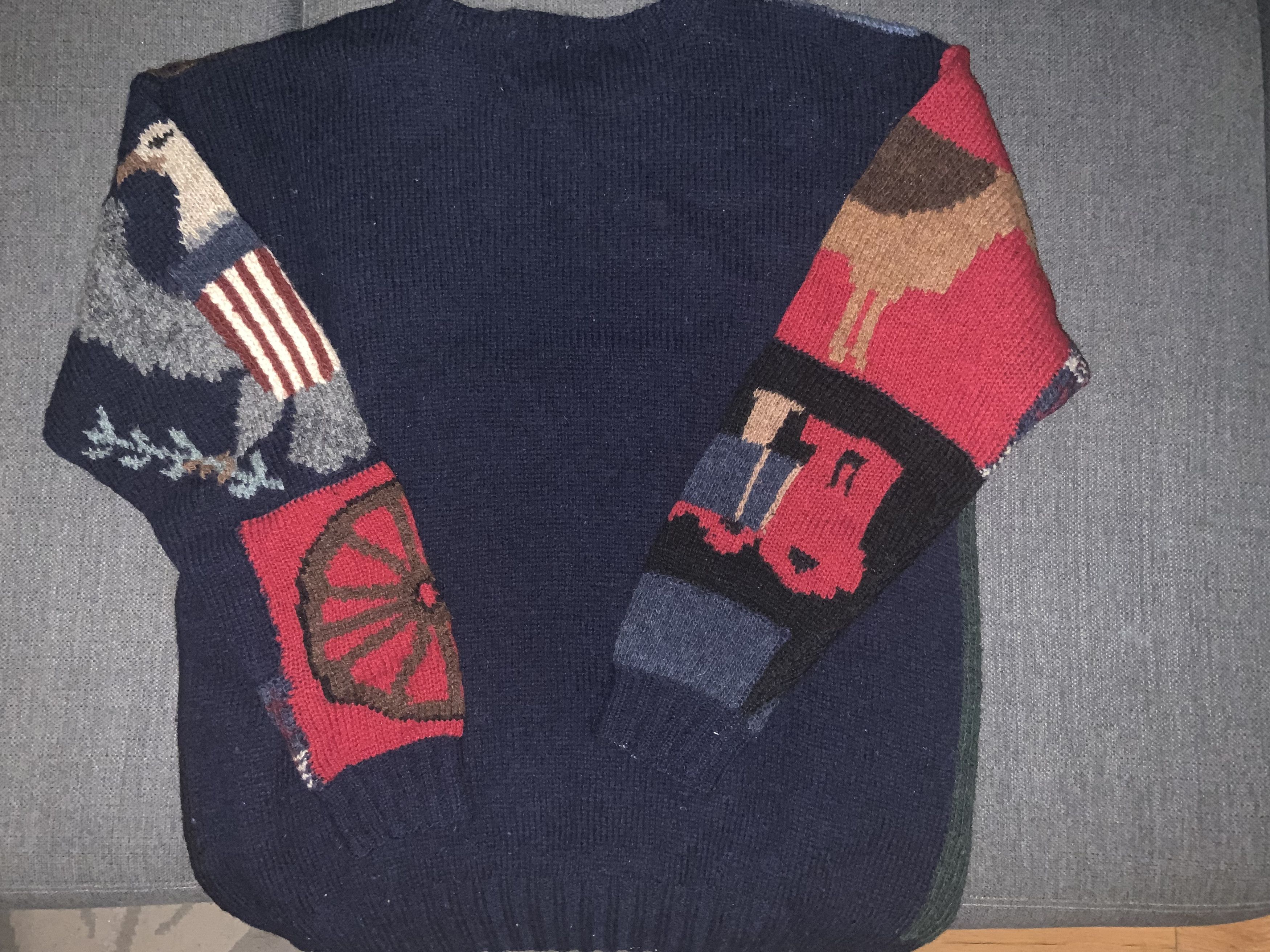 Polo Ralph Lauren Polo country sweater patchwork Size US S / EU 44-46 / 1 - 3 Thumbnail