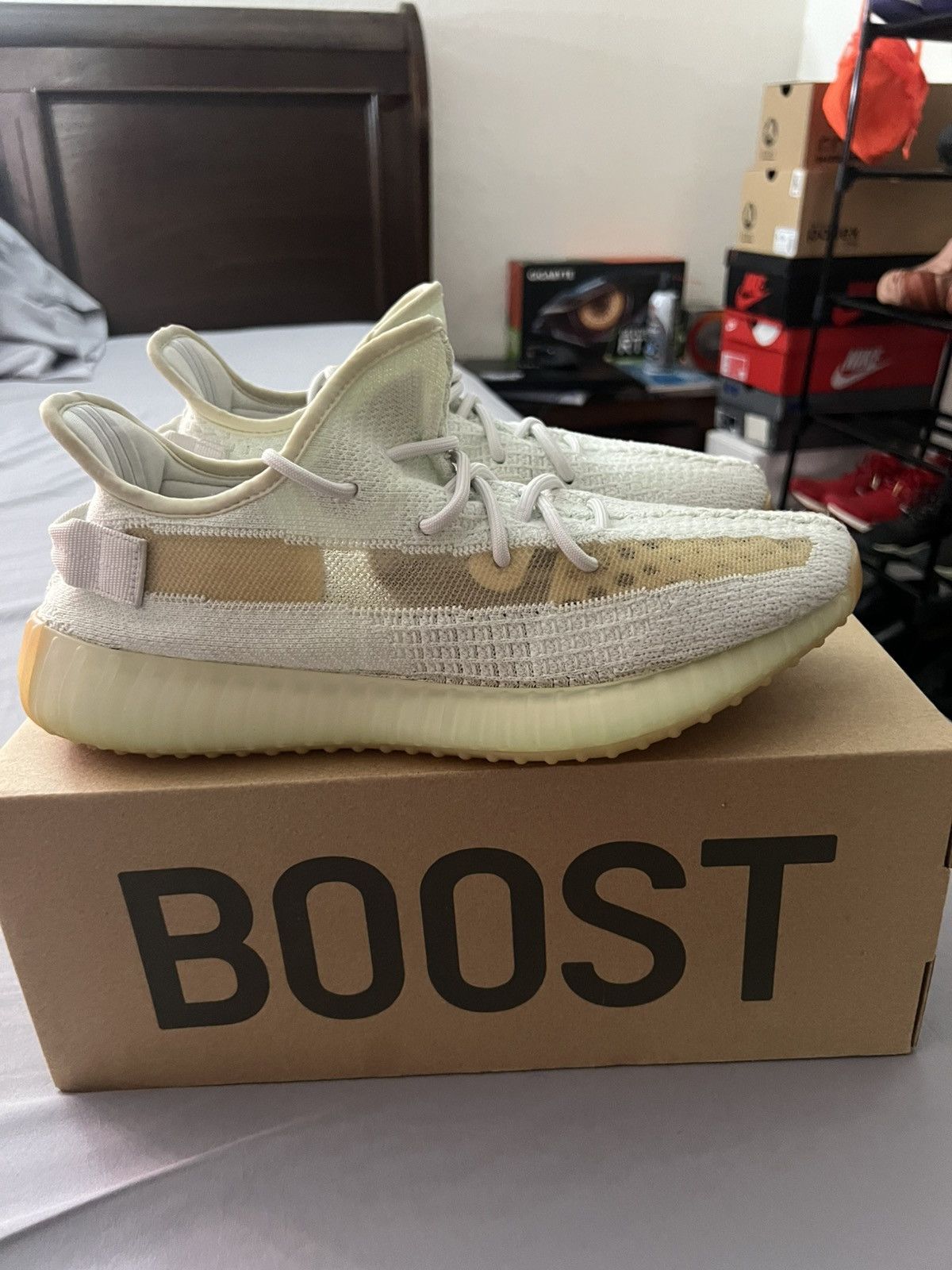 Adidas × Kanye West Yeezy Boost 350 v2 Hyperspace (2019) Size US 11 / EU 44 - 3 Thumbnail