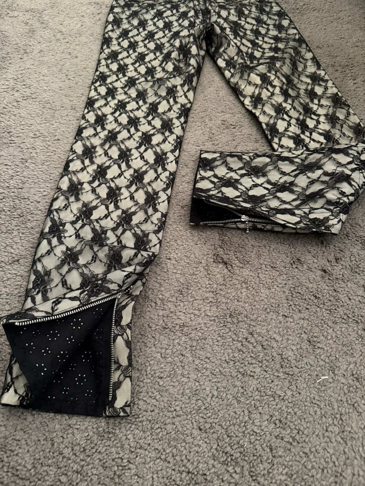 Undercover Undercover Laced Pattern Pants Size 29" - 5 Thumbnail