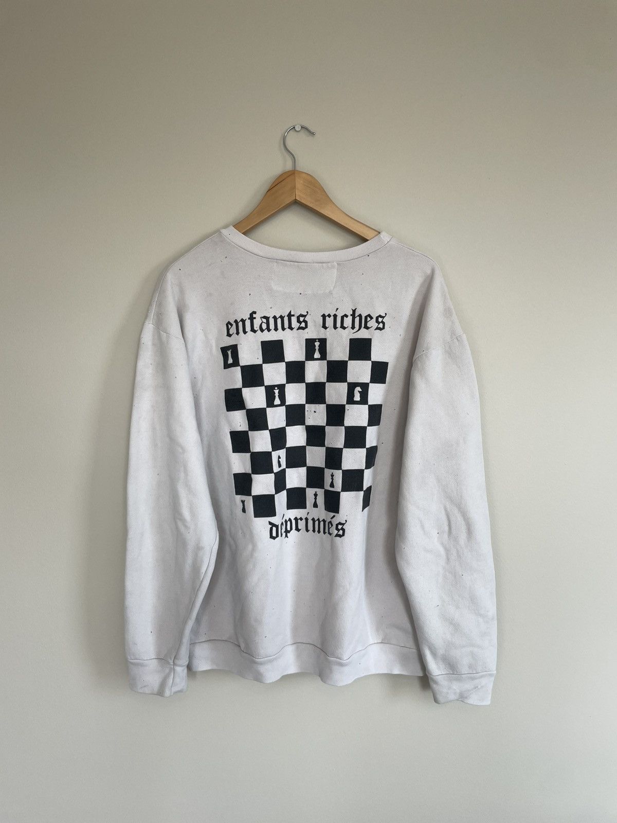Enfants Riches Deprimes ERD Chess Checkerboard Crewneck