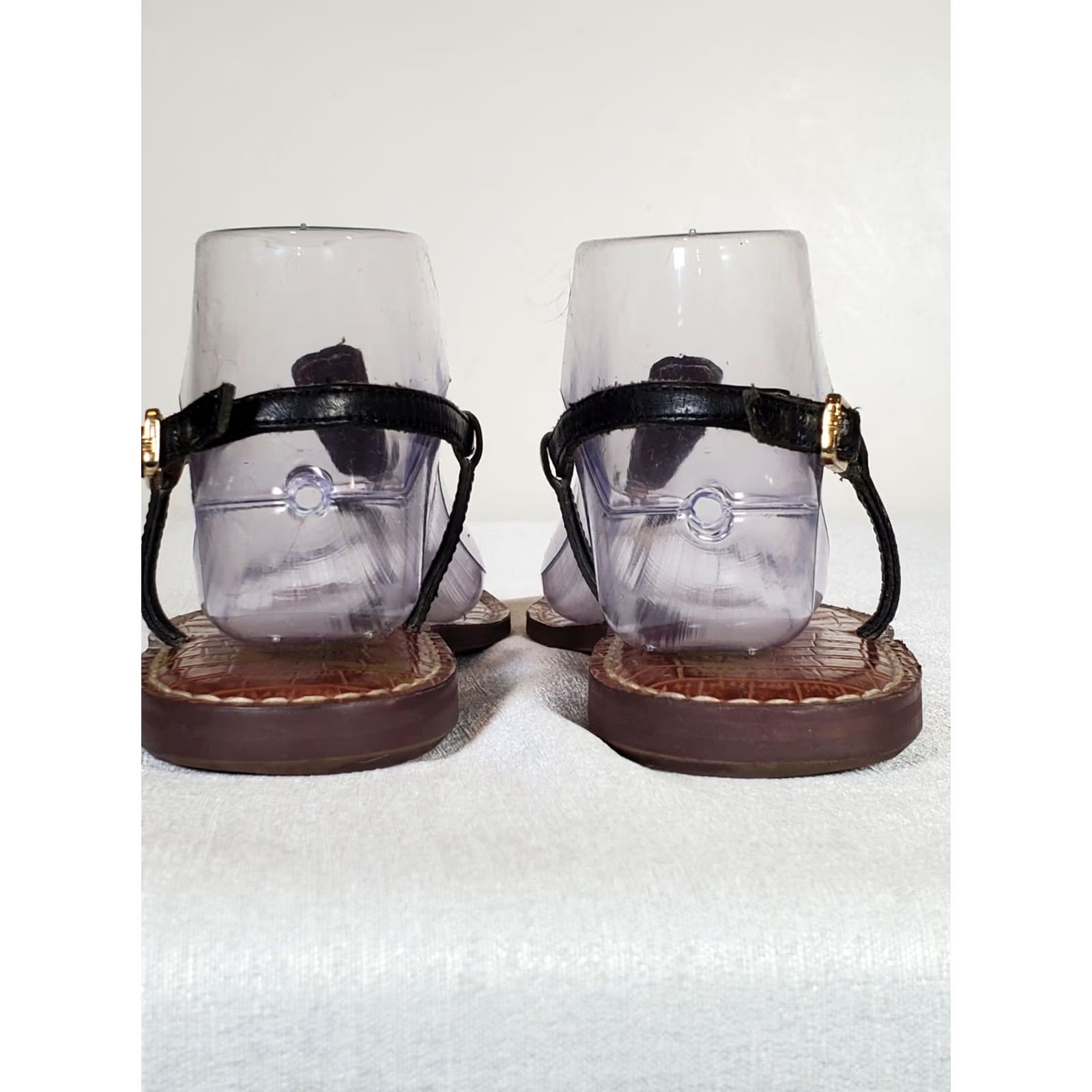 Sam Edelman Sam Edelman GIGI Gladiator Sandals Women's Black T-Strap Size 8.5 W Size US 9 / IT 39 - 5 Thumbnail