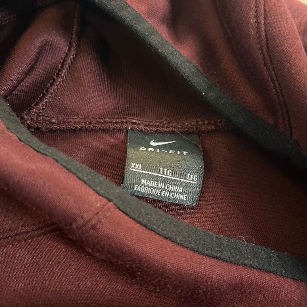 Nike Nike Maroon Athletic Casual Hoodie Men XXL Size US XXL / EU 58 / 5 - 5 Thumbnail