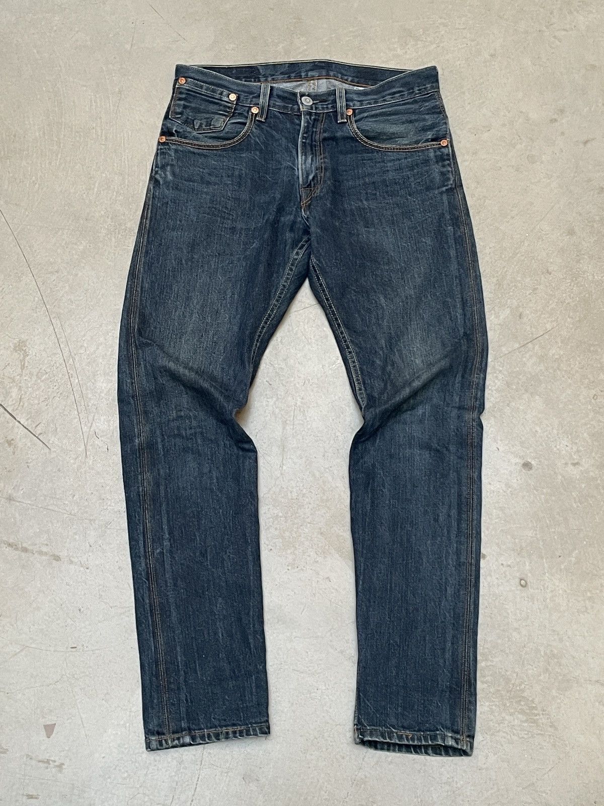Levi's Title: Levis 514 Dark Wash Denim Jeans W34 Heritage Fade Size US 34 / EU 50 - 2 Thumbnail