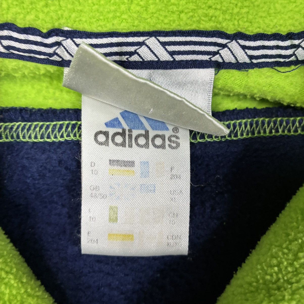 Adidas Men’s Vintage 90s Adidas Fleece Jacket Size XL Size US XL / EU 56 / 4 - 2 Thumbnail