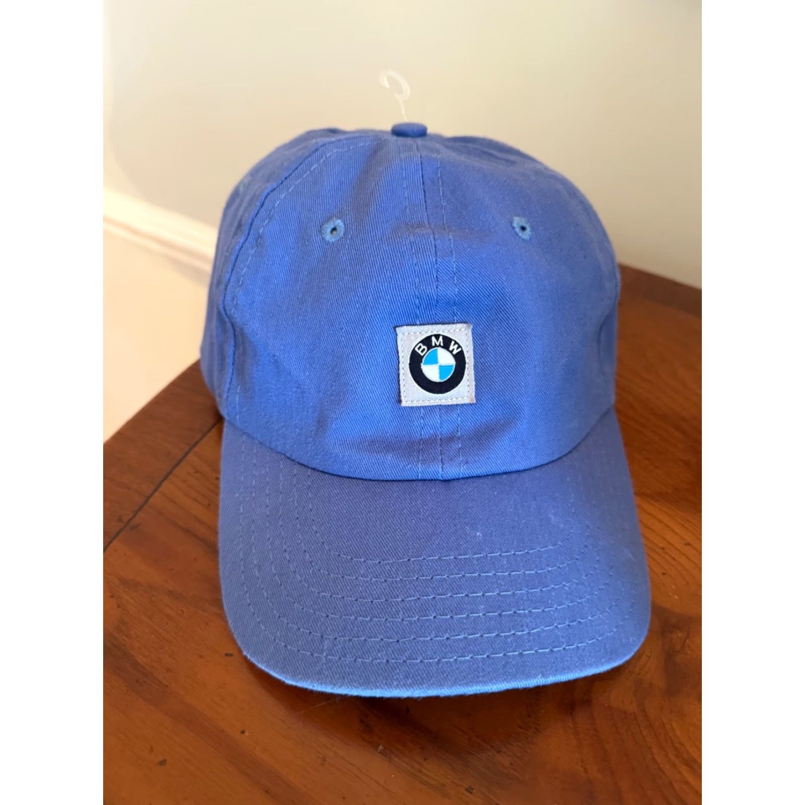 BMW BMW Logo Adjustable Blue Strapback Hat Cap USA Made Size ONE SIZE - 2 Thumbnail