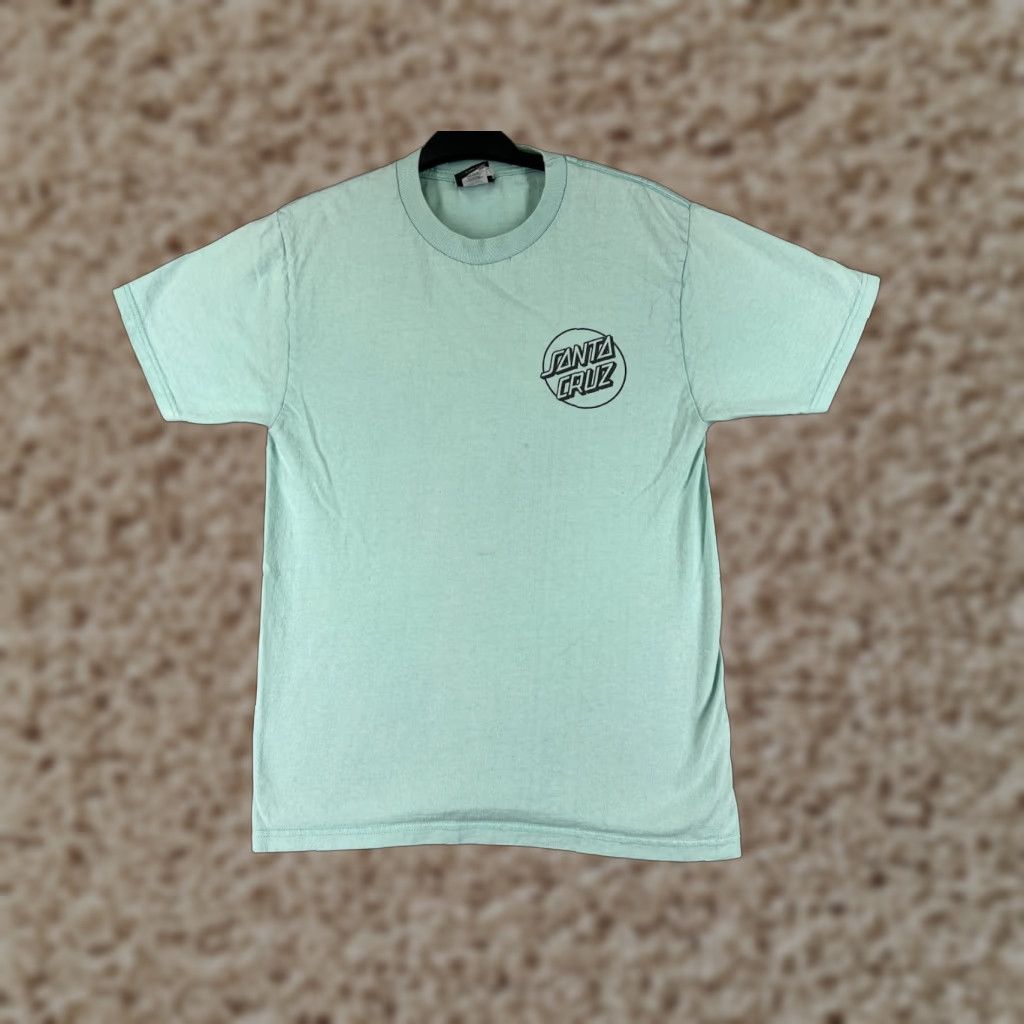 Vintage Santa Cruz Shirt Mens Small Blue Short Sleeve Crew Neck Cotton Skateboard Graphic Vintage No Size US S / EU 44-46 / 1 - 1 Thumbnail