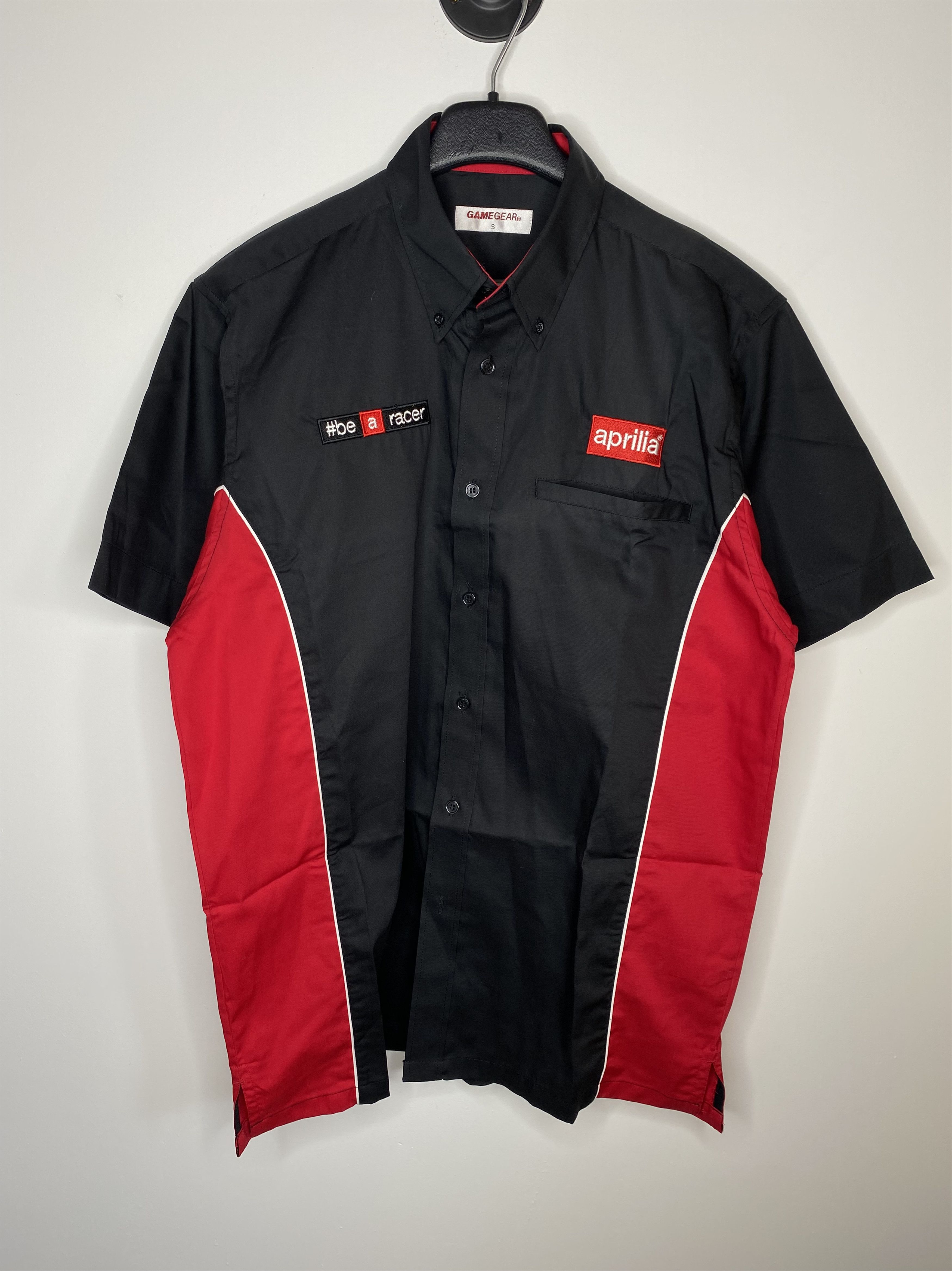 Honda APRILIA TEAM MOTO RACING BUTTON UP SHIRT MOTO GP SUPERBIKES Size US S / EU 44-46 / 1 - 1 Thumbnail