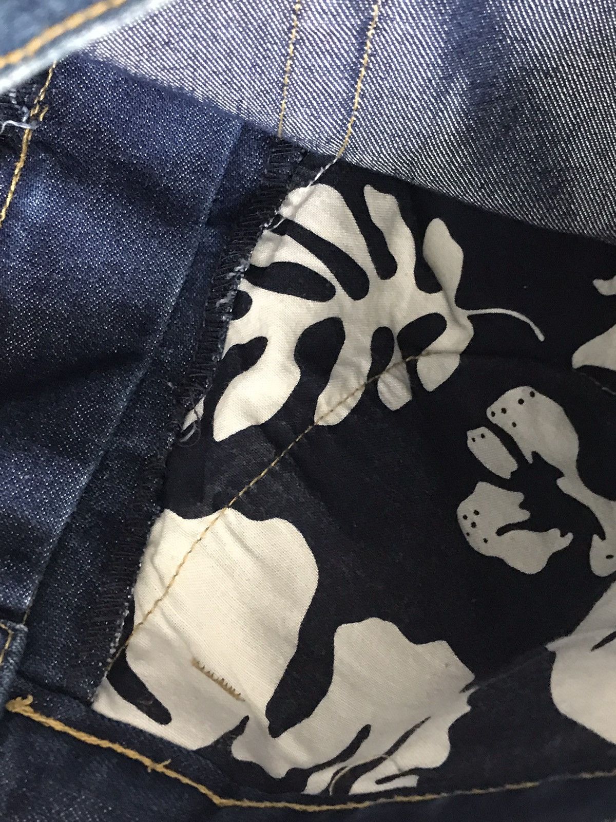 JNCO Davoucci Hiphop Baggy Relaxed Loose Blue Shine Denim Jeans Size US 32 / EU 48 - 18 Thumbnail