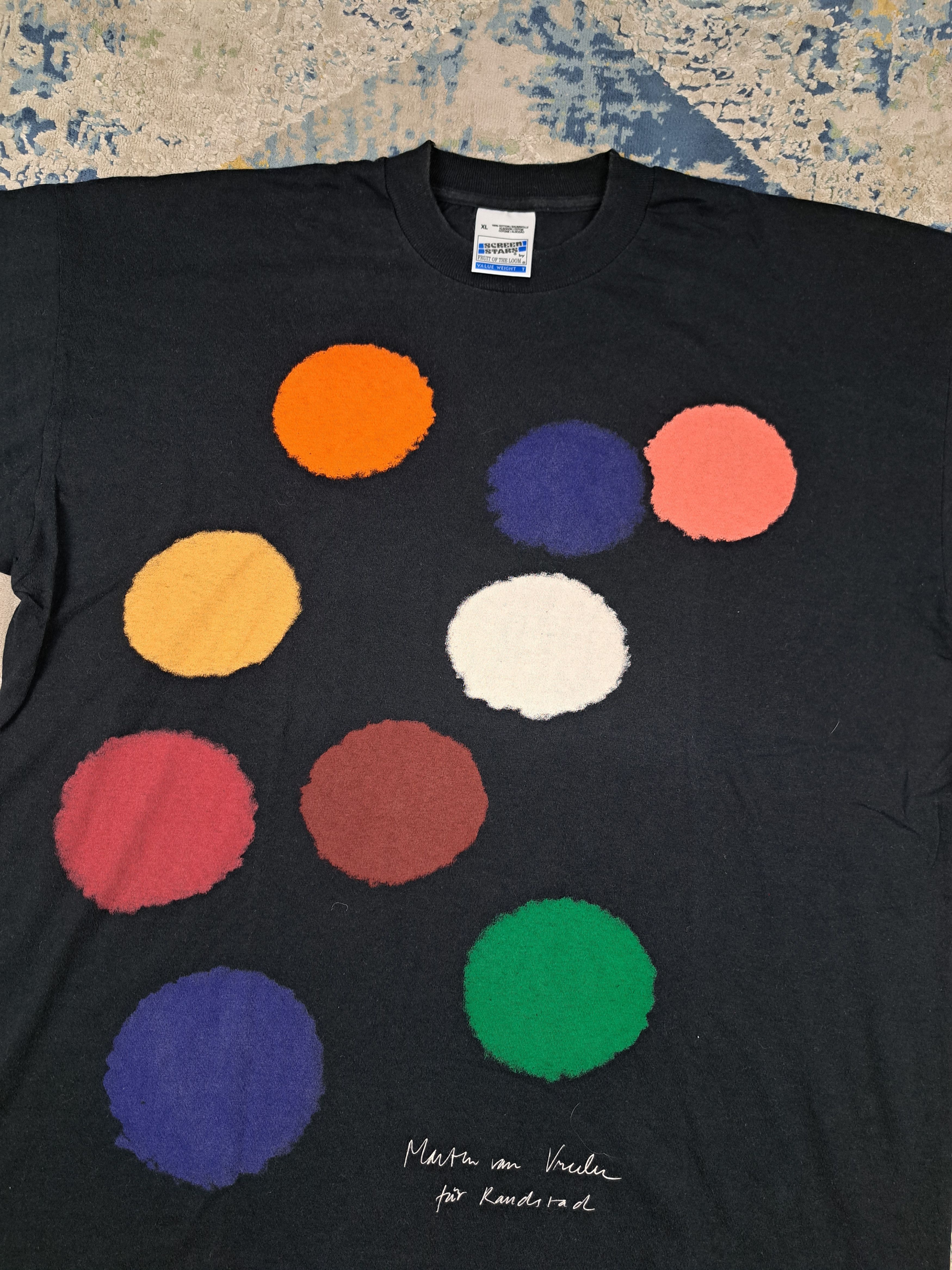 Vintage Vintage 90s "Dots" Pop Art Tee Like Harring Warhol Size US XL / EU 56 / 4 - 3 Thumbnail