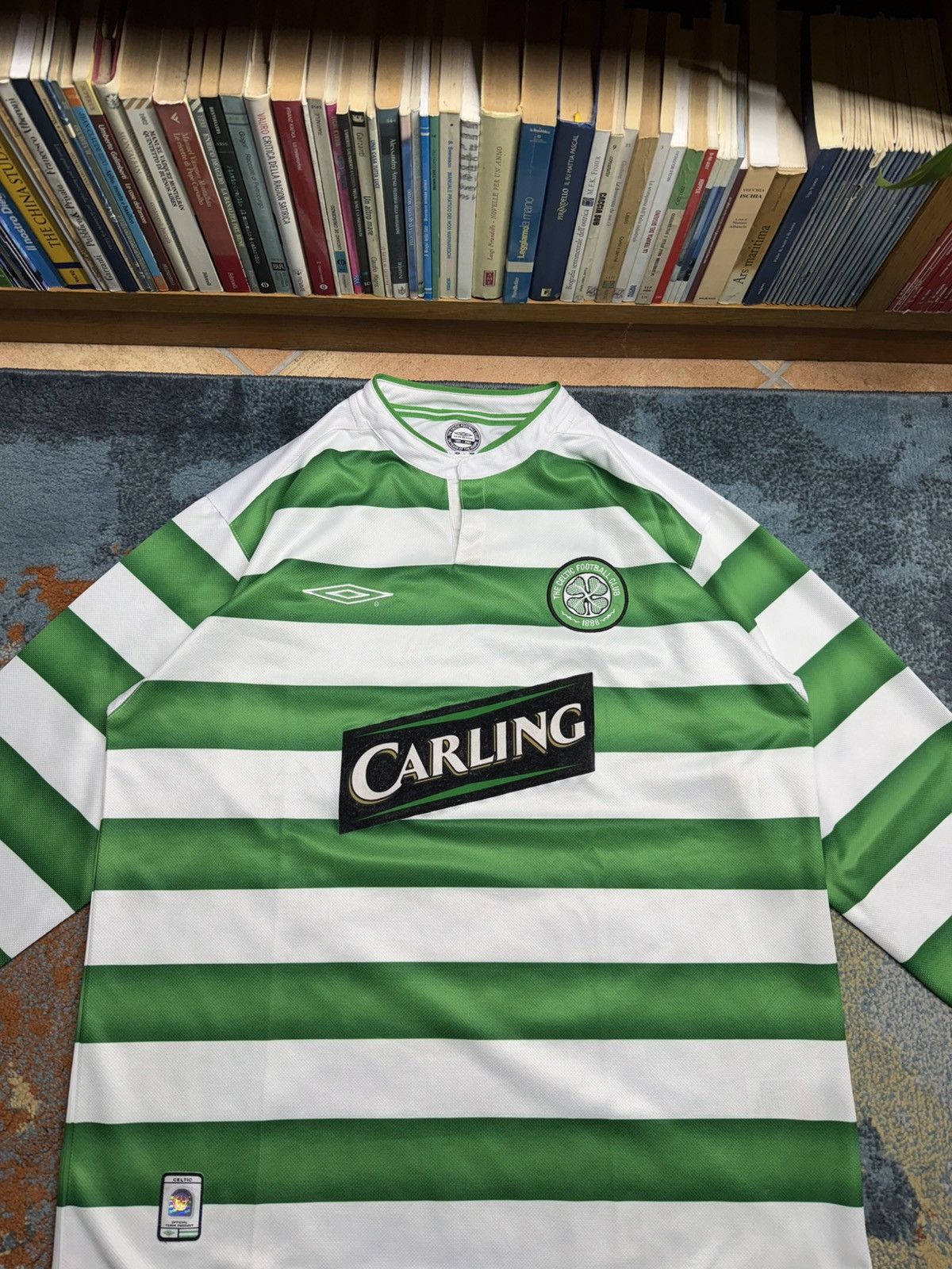 Umbro Vintage Umbro 2003-04 Celtic Home Jersey kit Size US L / EU 52-54 / 3 - 2 Thumbnail