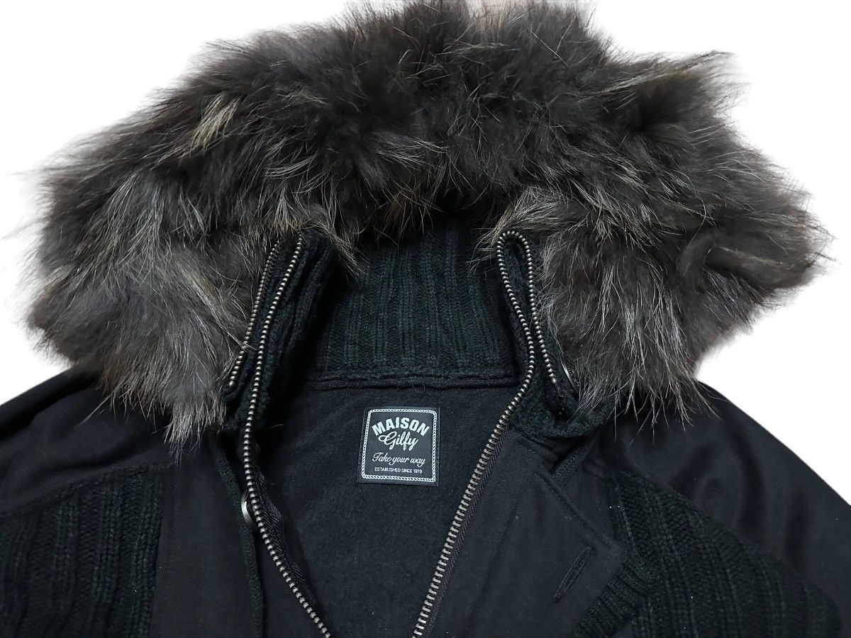 Hysteric Glamour RARE ‼️ Maison Gilly Hybrid Knitted Fur Hoodie Size US S / EU 44-46 / 1 - 4 Thumbnail