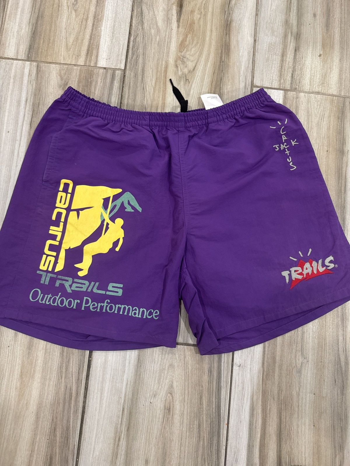 Travis Scott trails purple short Size US 33 - 1 Thumbnail