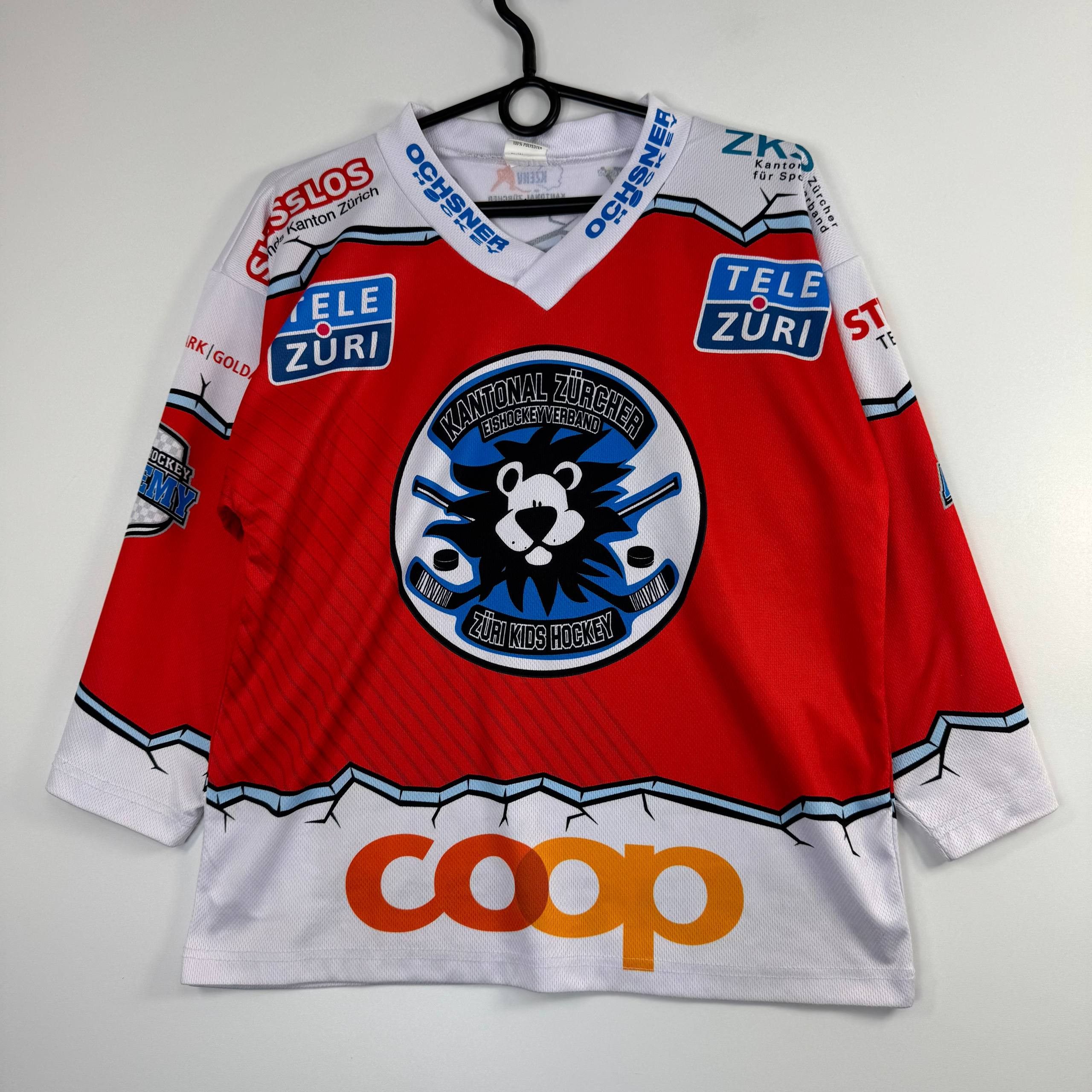 Other Züri Kids Hockey Ice Hockey Jersey Red White Youth Size M Size US XXS / EU 40 - 1 Thumbnail