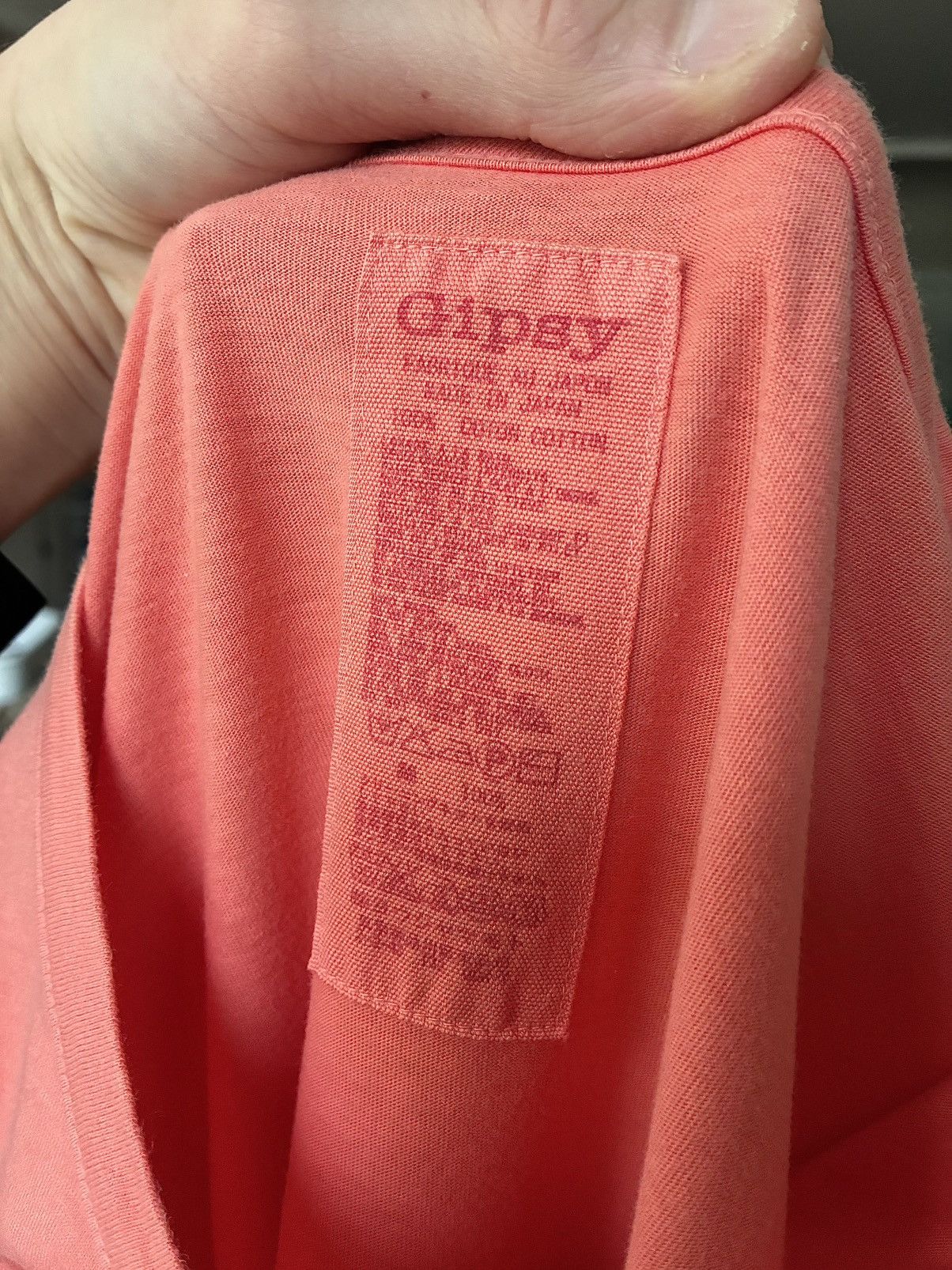 Yohji Yamamoto Yohji Yamamoto Y’s GIPSY Pig Logo Tee Size US M / EU 48-50 / 2 - 14 Thumbnail