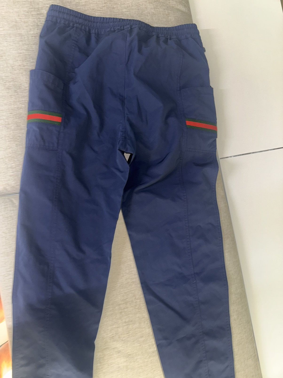 Gucci Gucci Jogger Navy Blue Pants Cargo Size US 31 - 11 Thumbnail