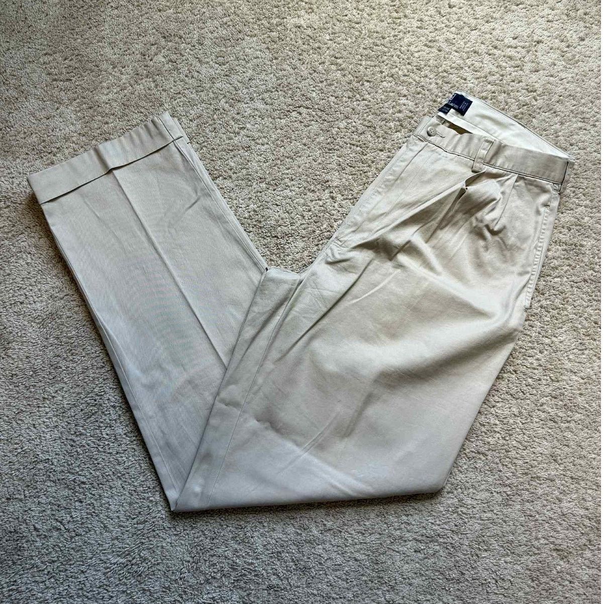 Polo Ralph Lauren Polo by Ralph Lauren Hammond Chino Trouser Pants Beige Size US 36 / EU 52 - 1 Thumbnail