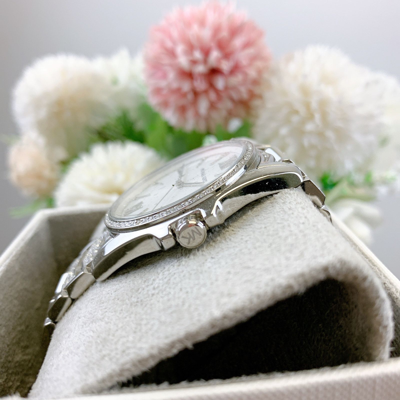Michael Kors Michael Kors MK6687 Whitney Three-Hand Pavé Stainless Steel Size ONE SIZE - 6 Thumbnail