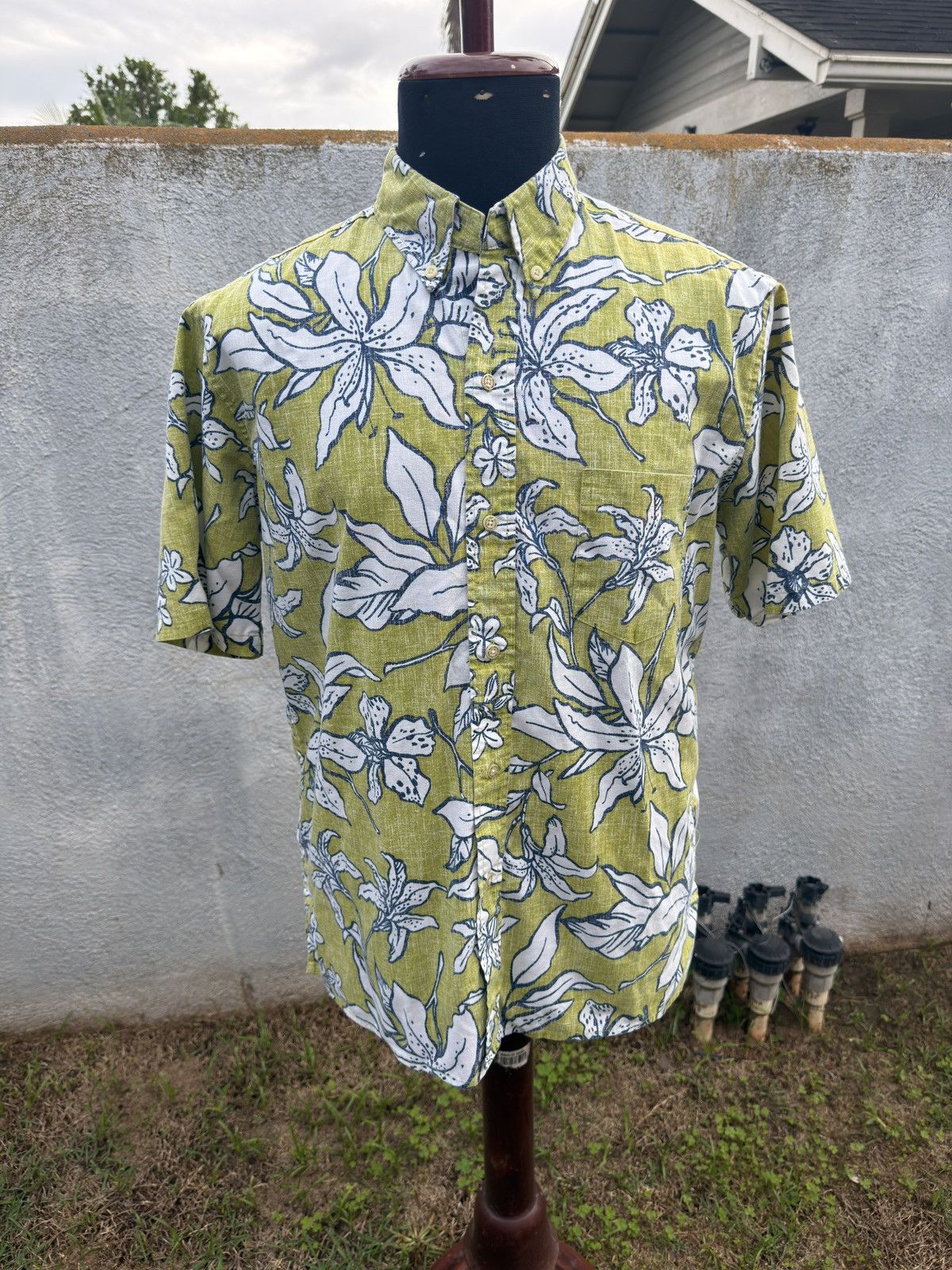 Reyn Spooner PreOwned Reyn Spooner Classic Fit Green Hawaiian Men's M Size US M / EU 48-50 / 2 - 1 Thumbnail